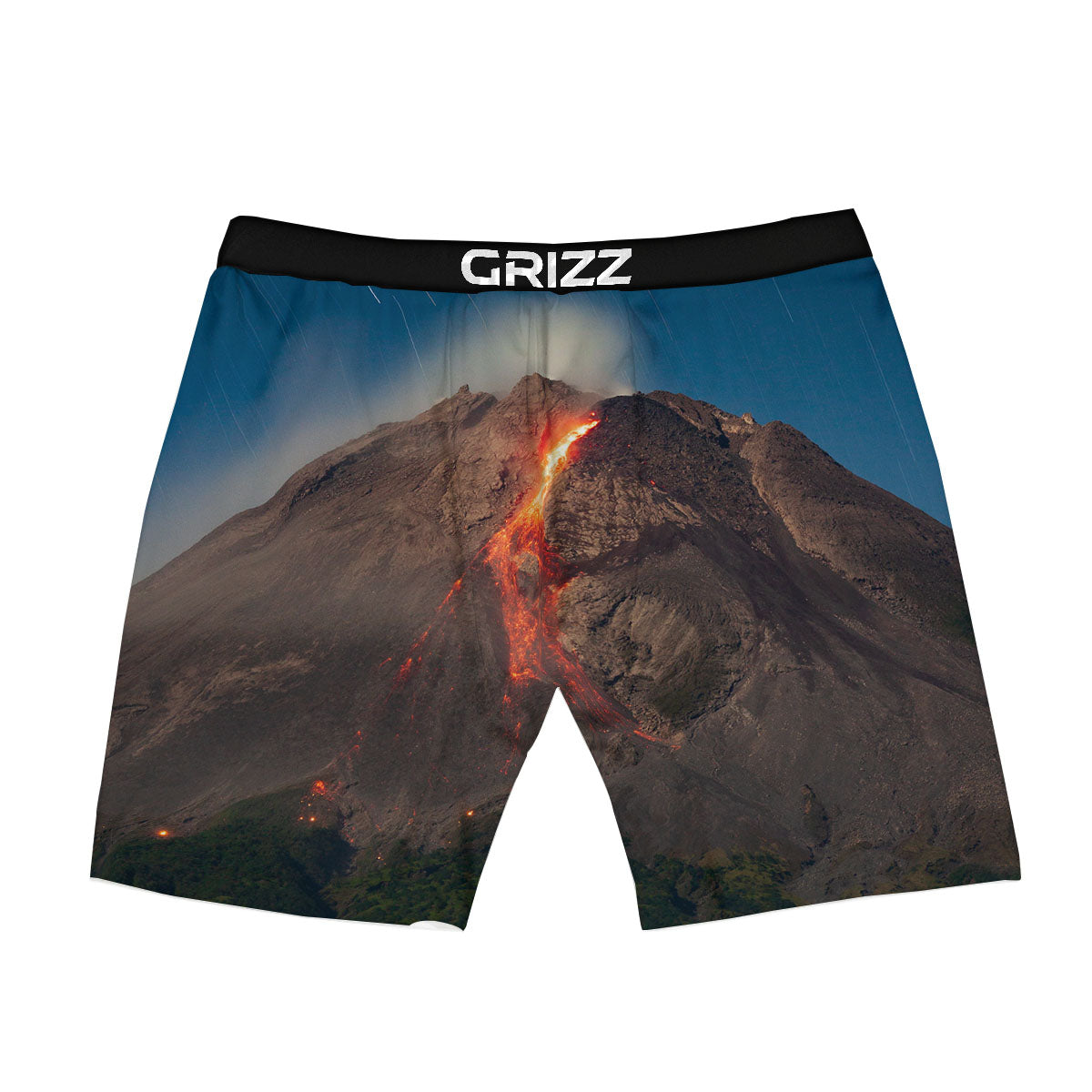Mountain Volcanic Print Boxer Briefs-grizzshop
