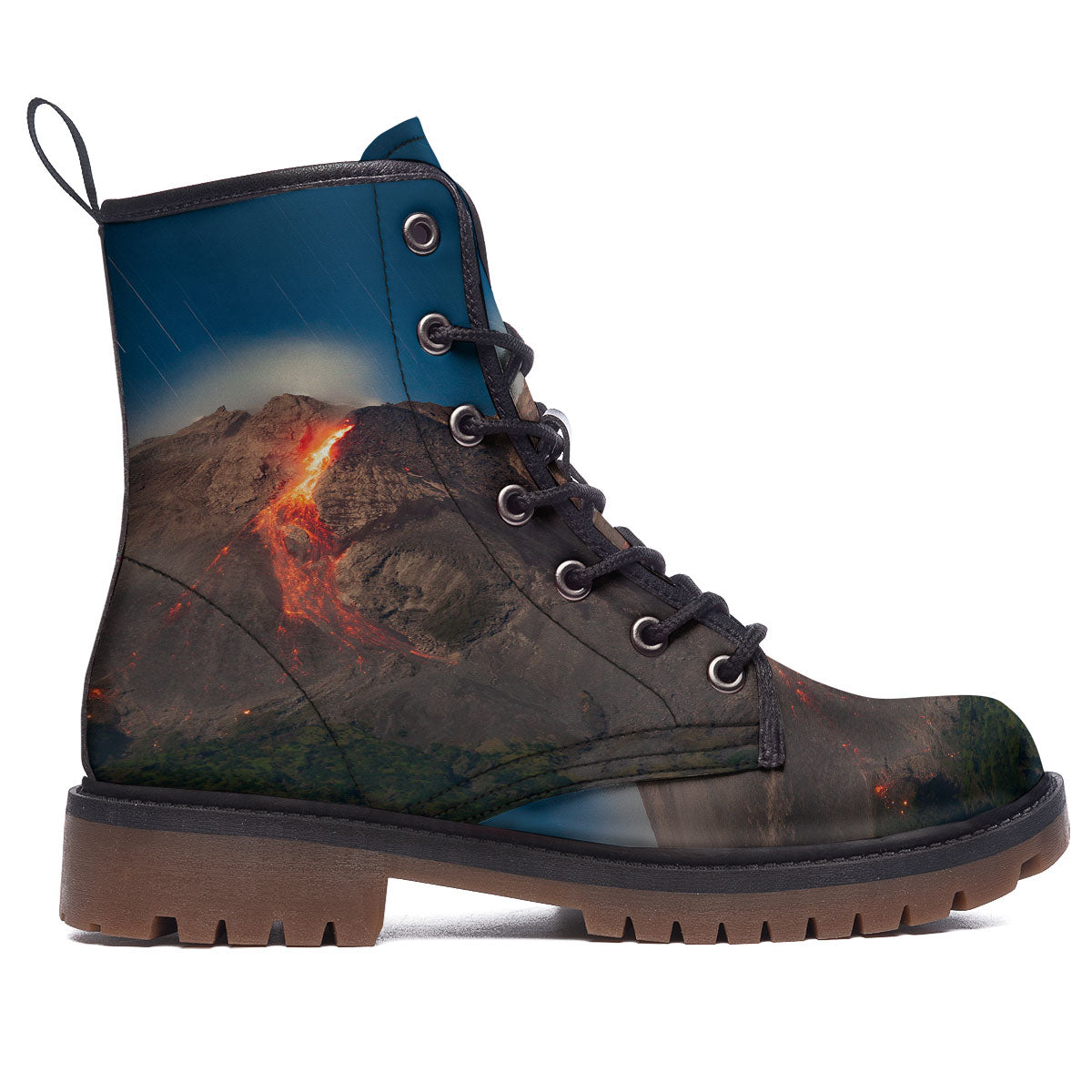 Mountain Volcanic Print Work Boots-grizzshop
