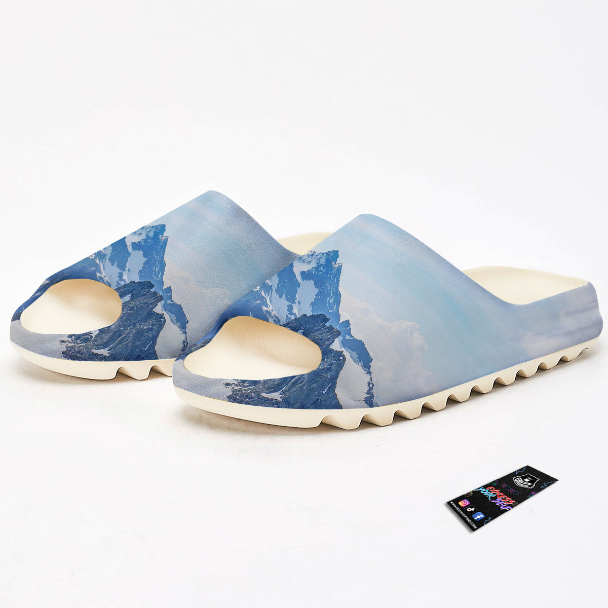 Mountain Alps Print Sandals-grizzshop