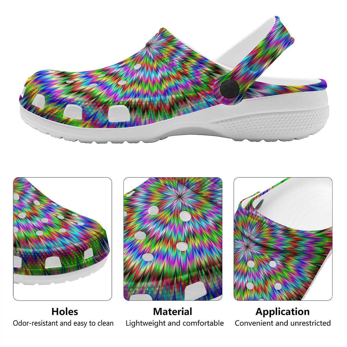 Moving Optical Illusion Abstract Dizzy Clog-grizzshop