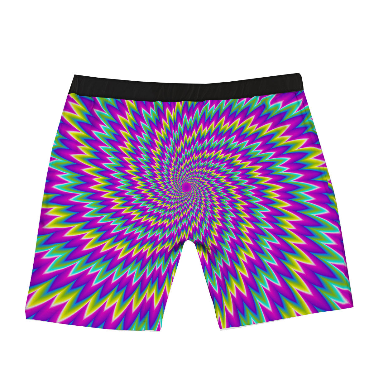 Moving Optical Illusion Abstract Spiral Boxer Briefs-grizzshop