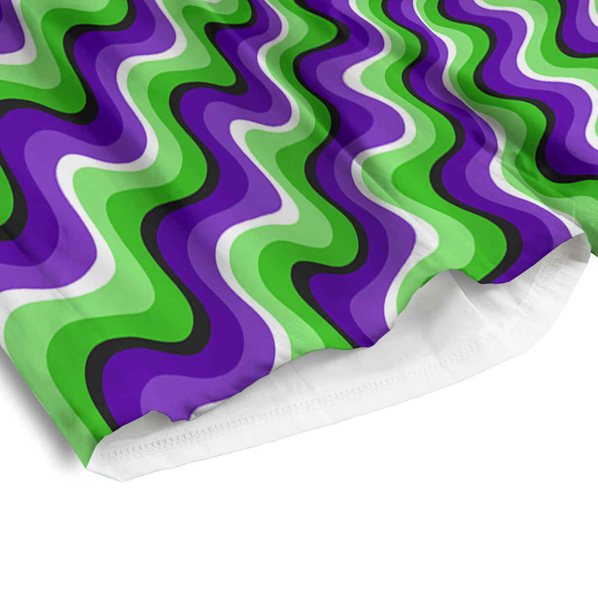 Moving Optical Illusion Colorful Dizzy Men's Athletic Shorts