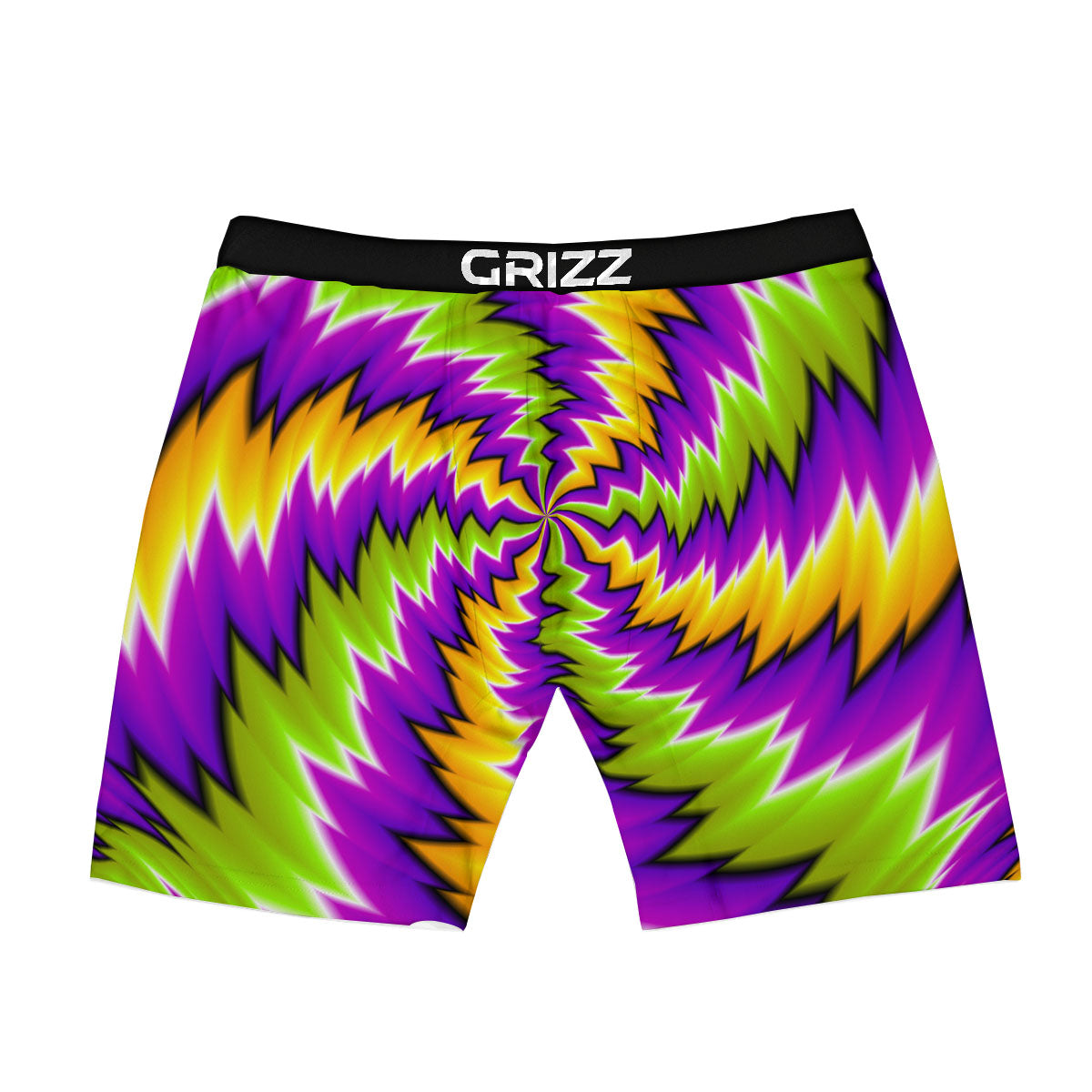 Moving Optical Illusion Dizzy Vortex Boxer Briefs-grizzshop