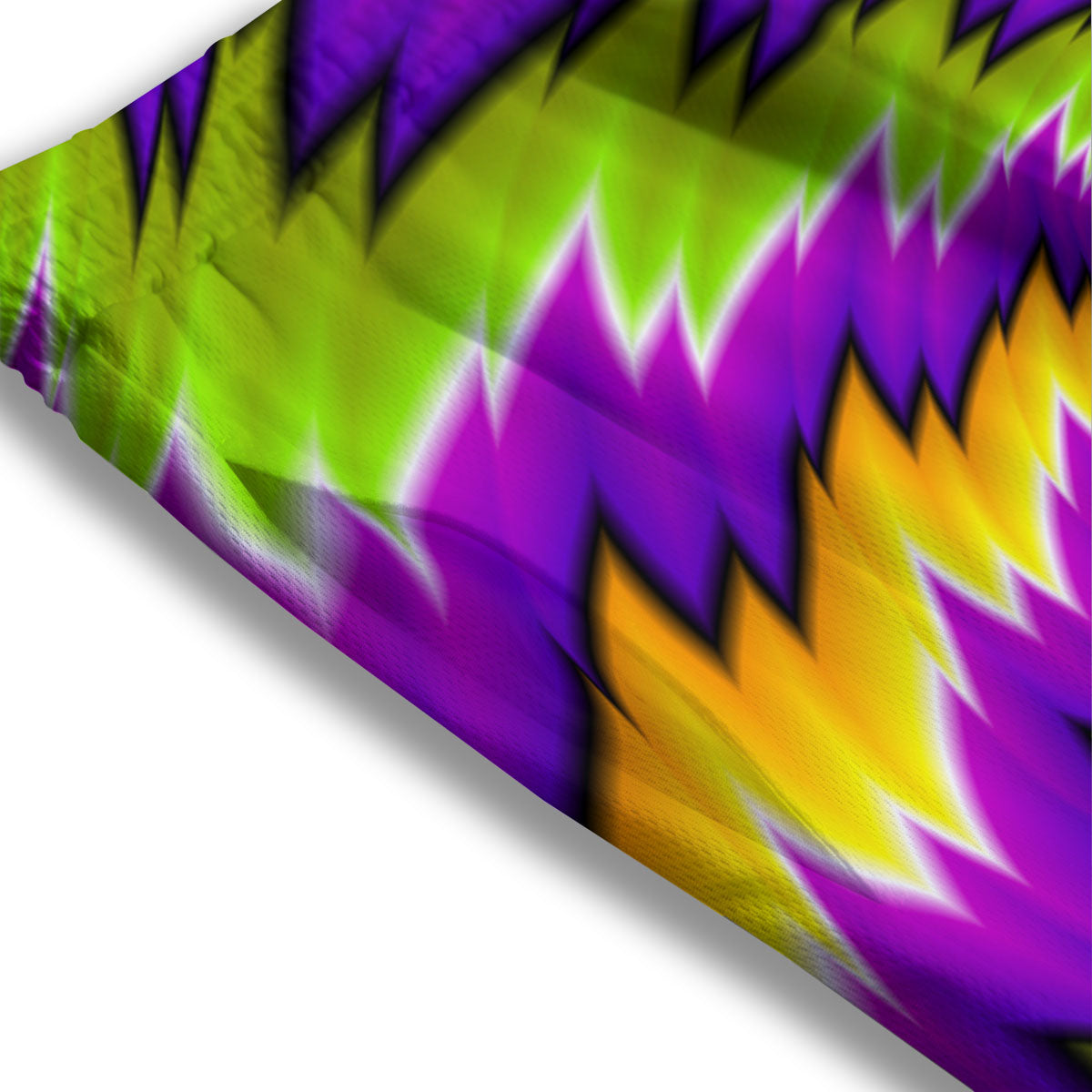 Moving Optical Illusion Dizzy Vortex Mesh Shorts-grizzshop