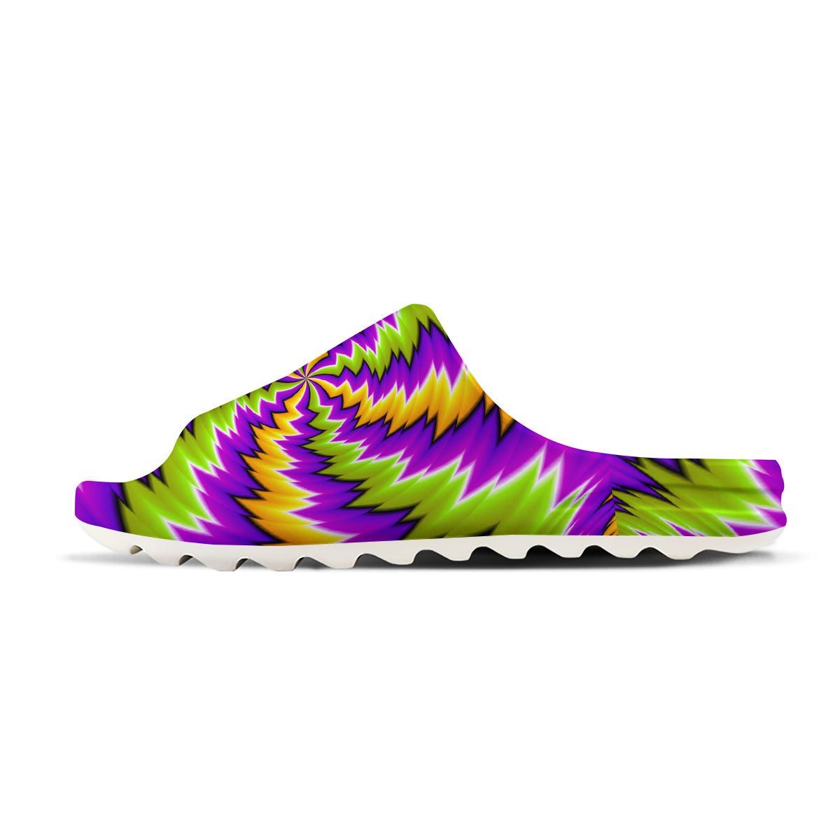 Moving Optical Illusion Dizzy Vortex Sandals-grizzshop