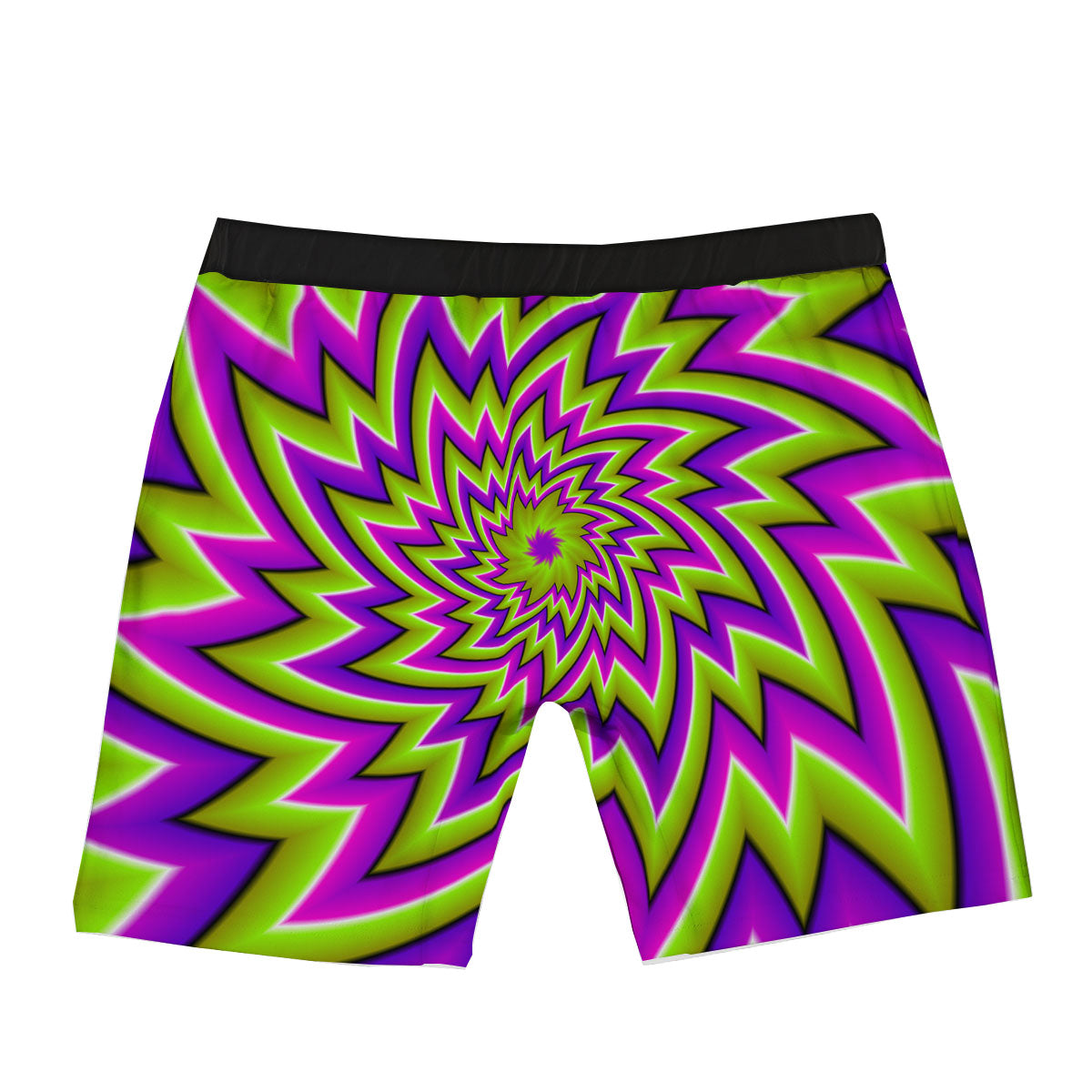 Moving Optical Illusion Green Big Bang Boxer Briefs-grizzshop