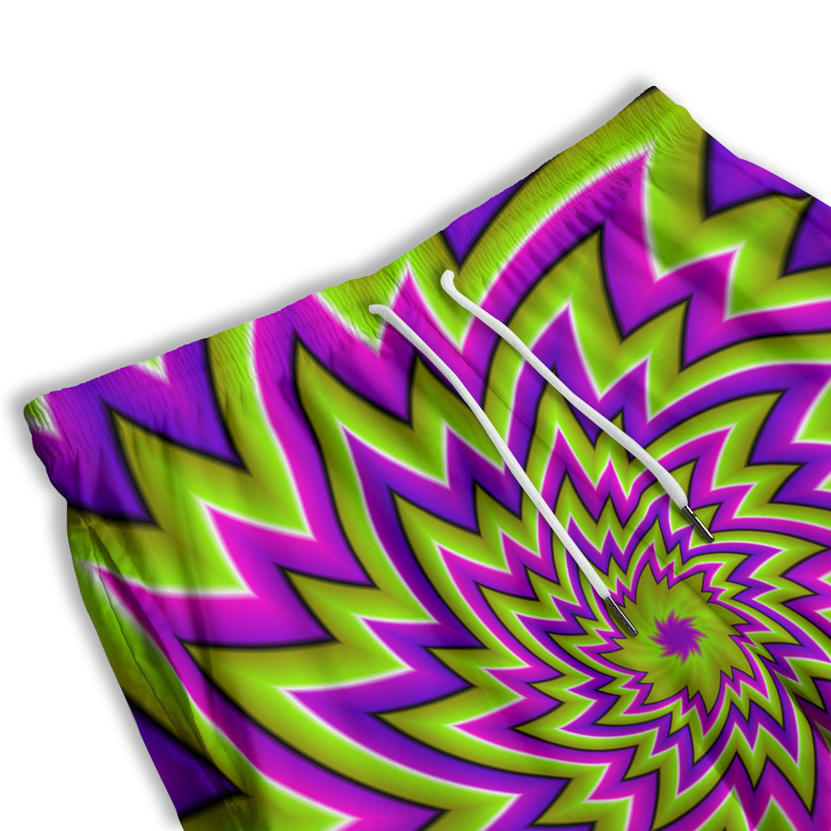 Peace Sign Hippie Flower Print Men's Athletic Shorts