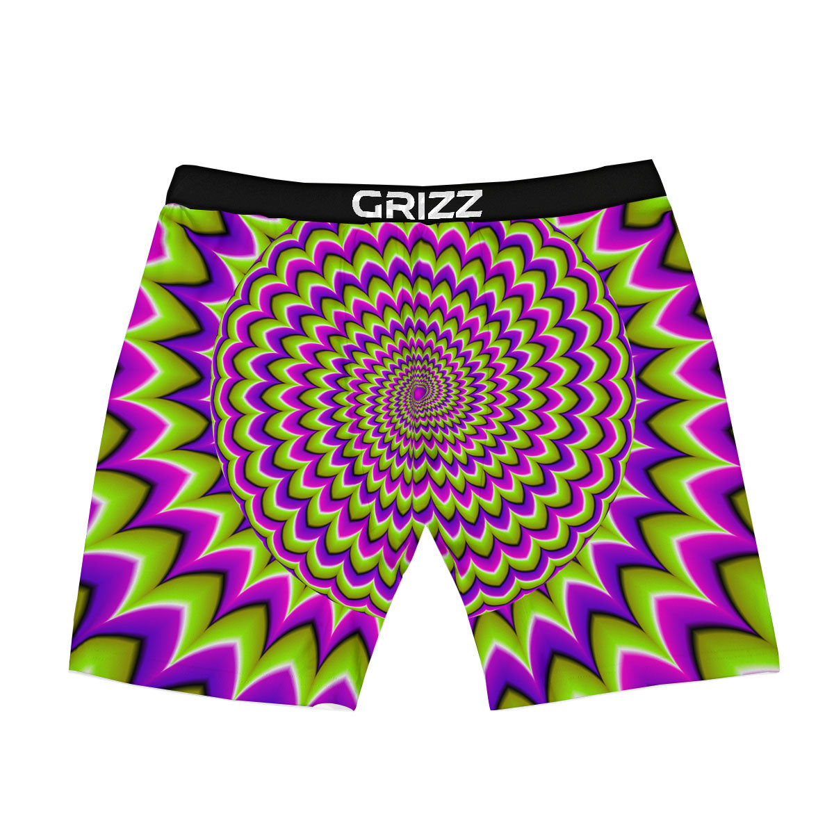 Moving Optical Illusion Spiky Spiral Boxer Briefs-grizzshop