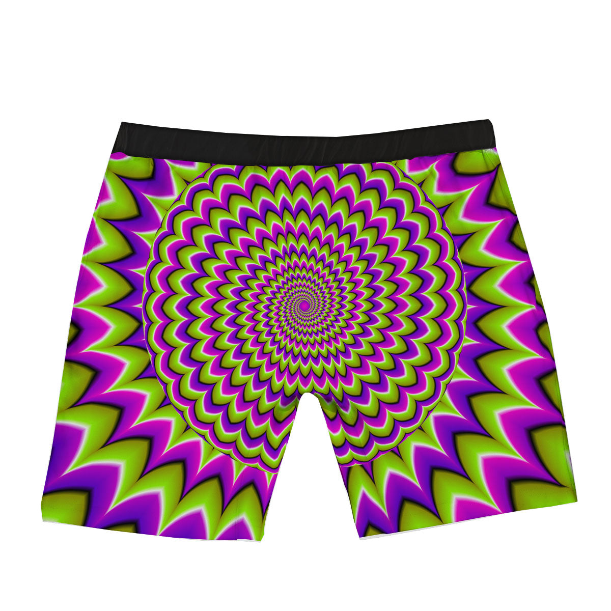 Moving Optical Illusion Spiky Spiral Boxer Briefs-grizzshop