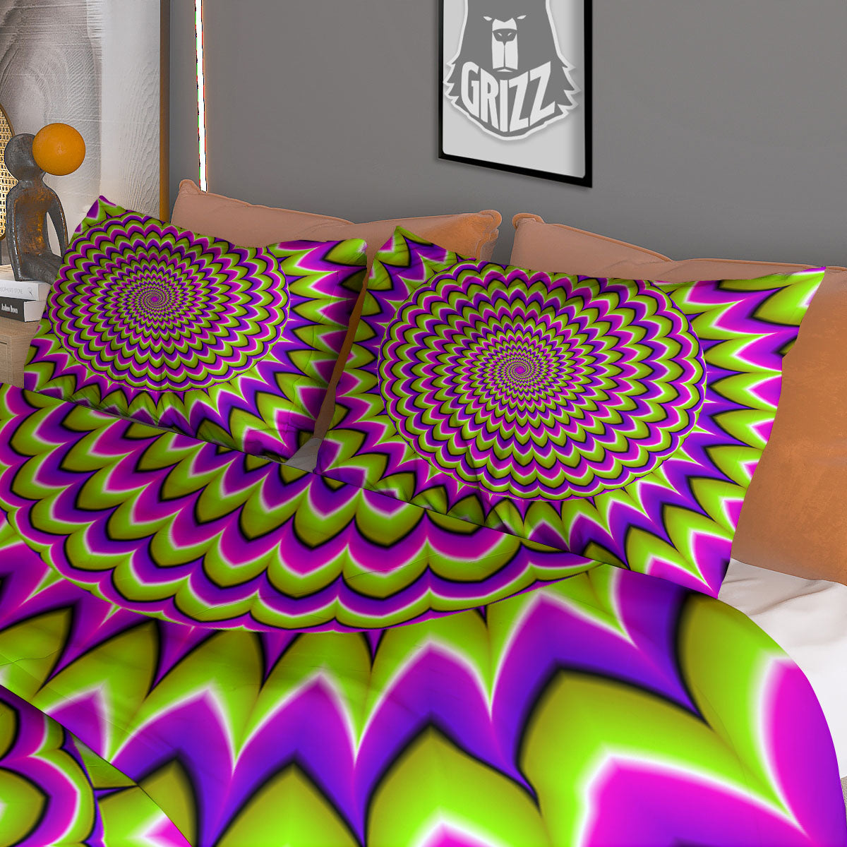 Music Note Black And White Print Pattern Duvet Cover Bedding Set