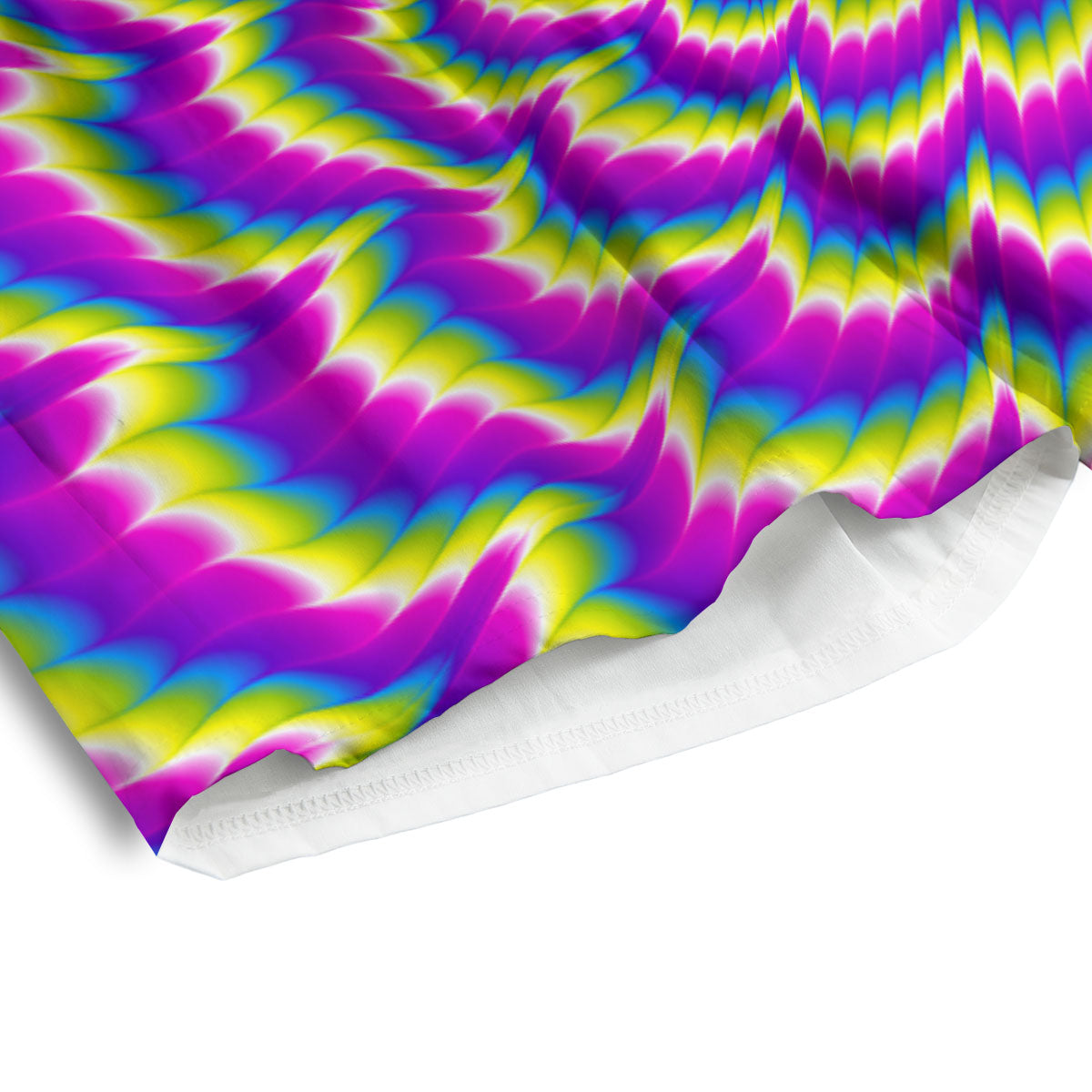 Moving Optical Illusion Spiral Colors Men's Athletic Shorts