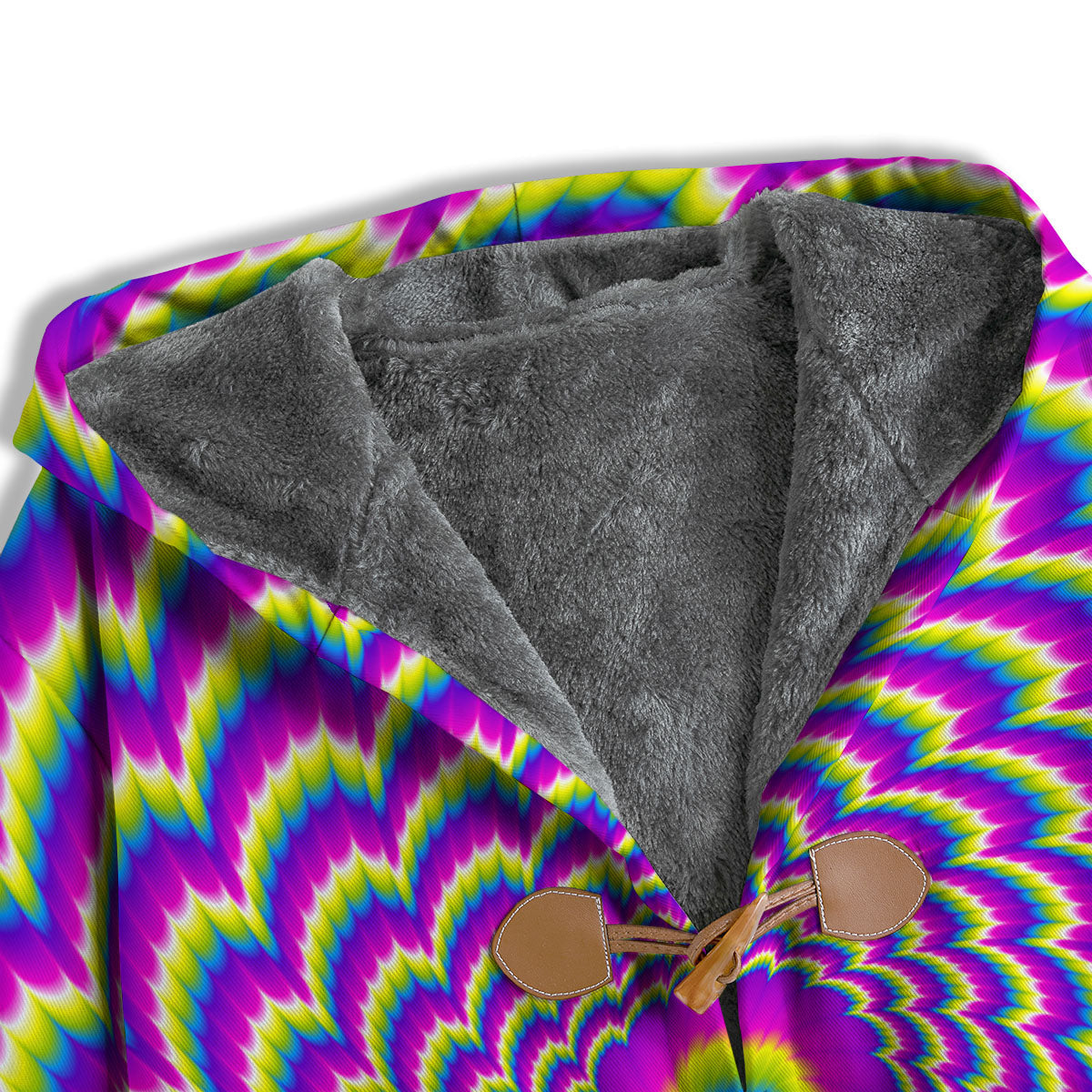 Moving Optical Illusion Spiral Colors Men's Windbreaker Jacket-grizzshop