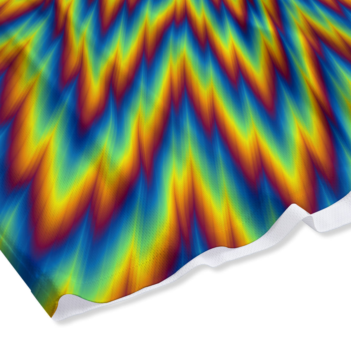Moving Optical Illusion Spiral Expansion Mesh Shorts