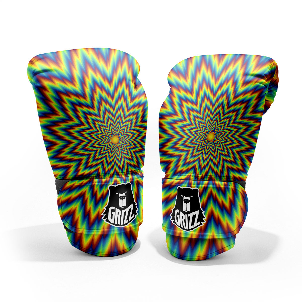 Moving Optical Illusion Spiral Expansion Pro Boxing Glove