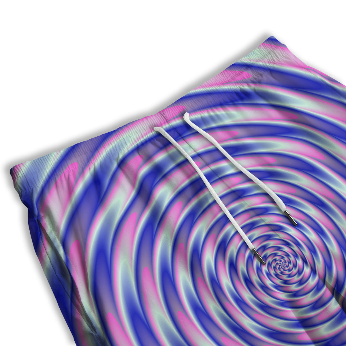 Moving Optical Illusion Twisted Colors Men's Athletic Shorts