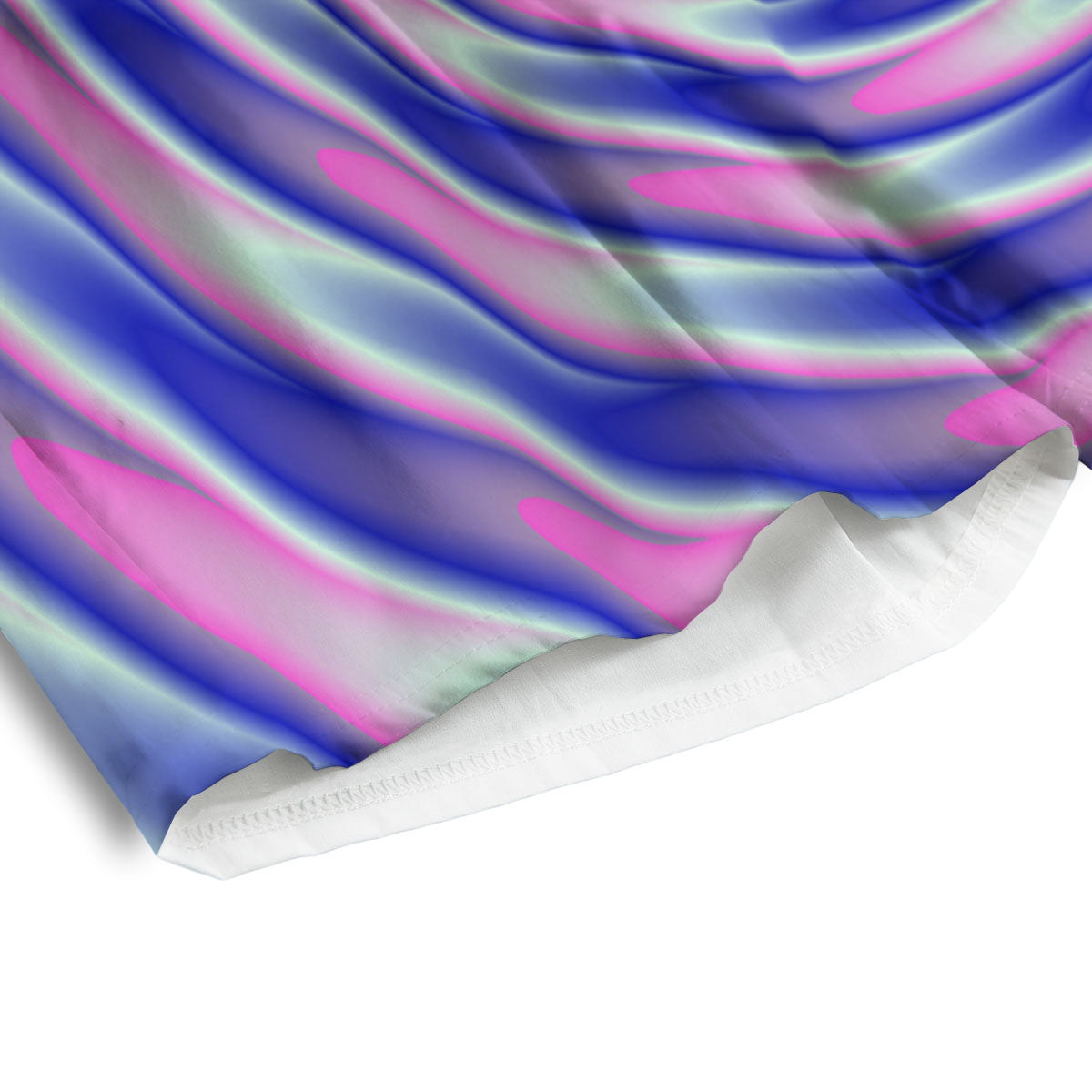 Moving Optical Illusion Twisted Colors Men's Athletic Shorts