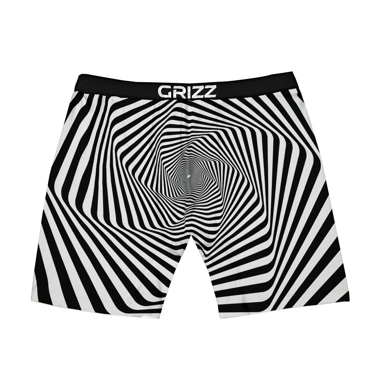 Moving Optical Illusion Twisted Spiral Boxer Briefs-grizzshop