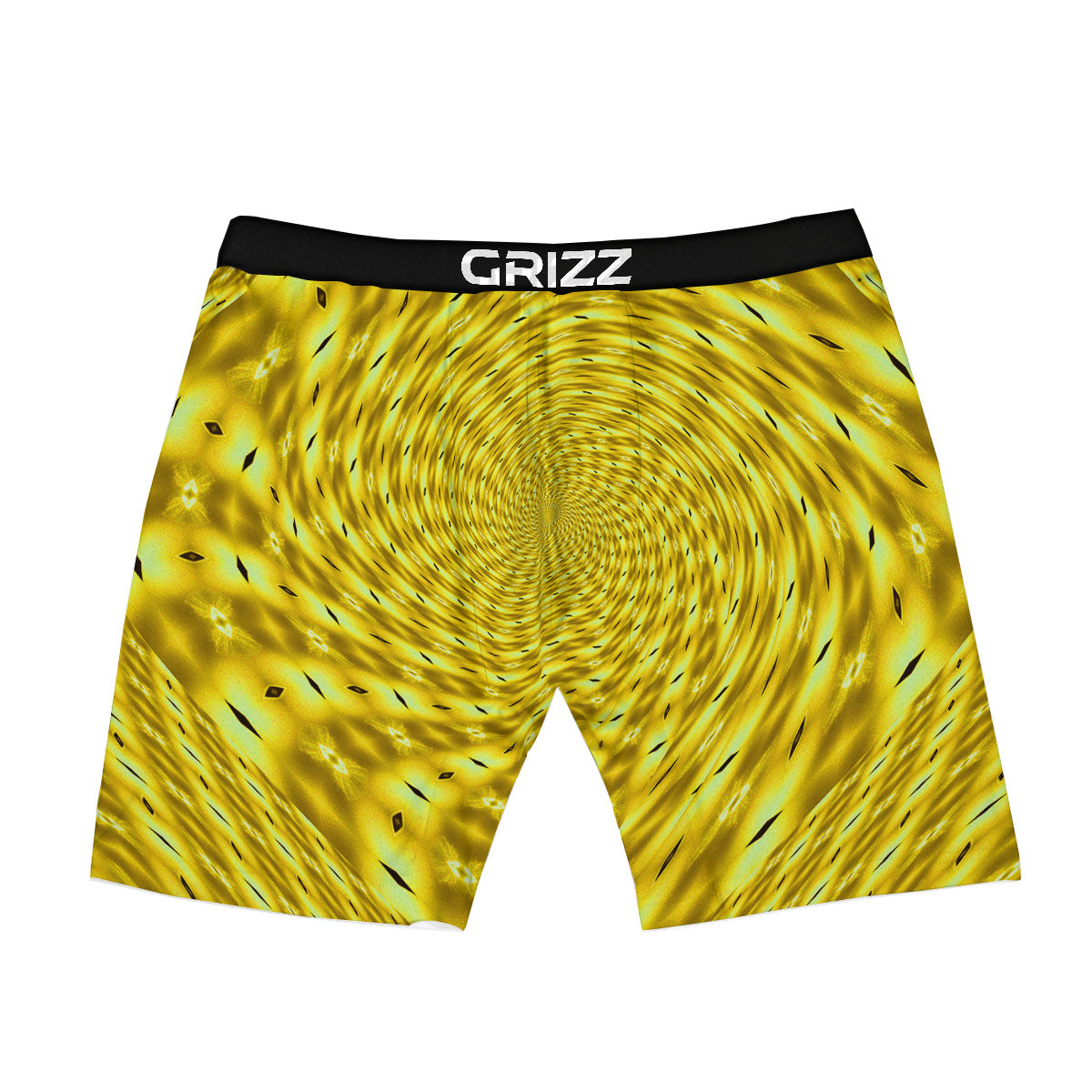 Moving Optical Illusion Yellow Big Bang Boxer Briefs-grizzshop
