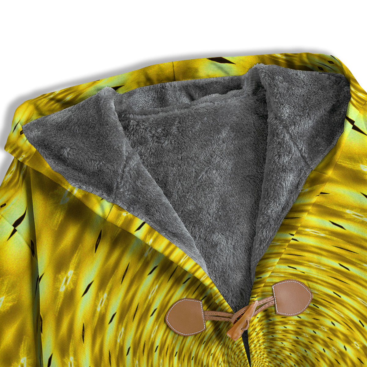 Moving Optical Illusion Yellow Big Bang Men's Windbreaker Jacket-grizzshop