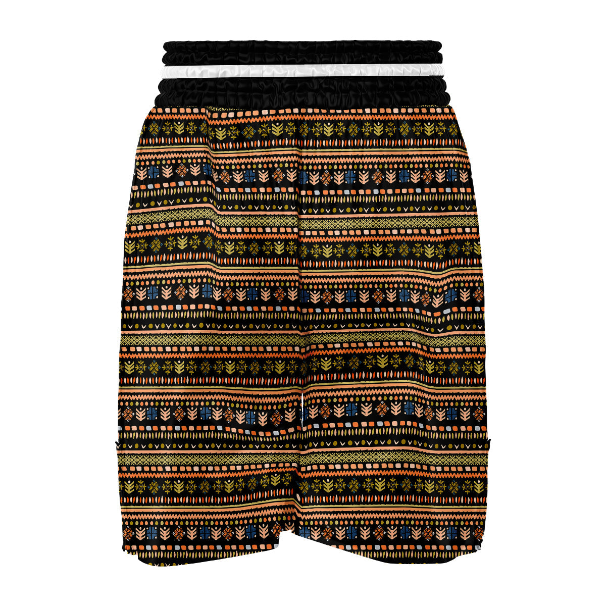 Mudcloth Ethnic Vintage Print Pattern Boxing Shorts-grizzshop