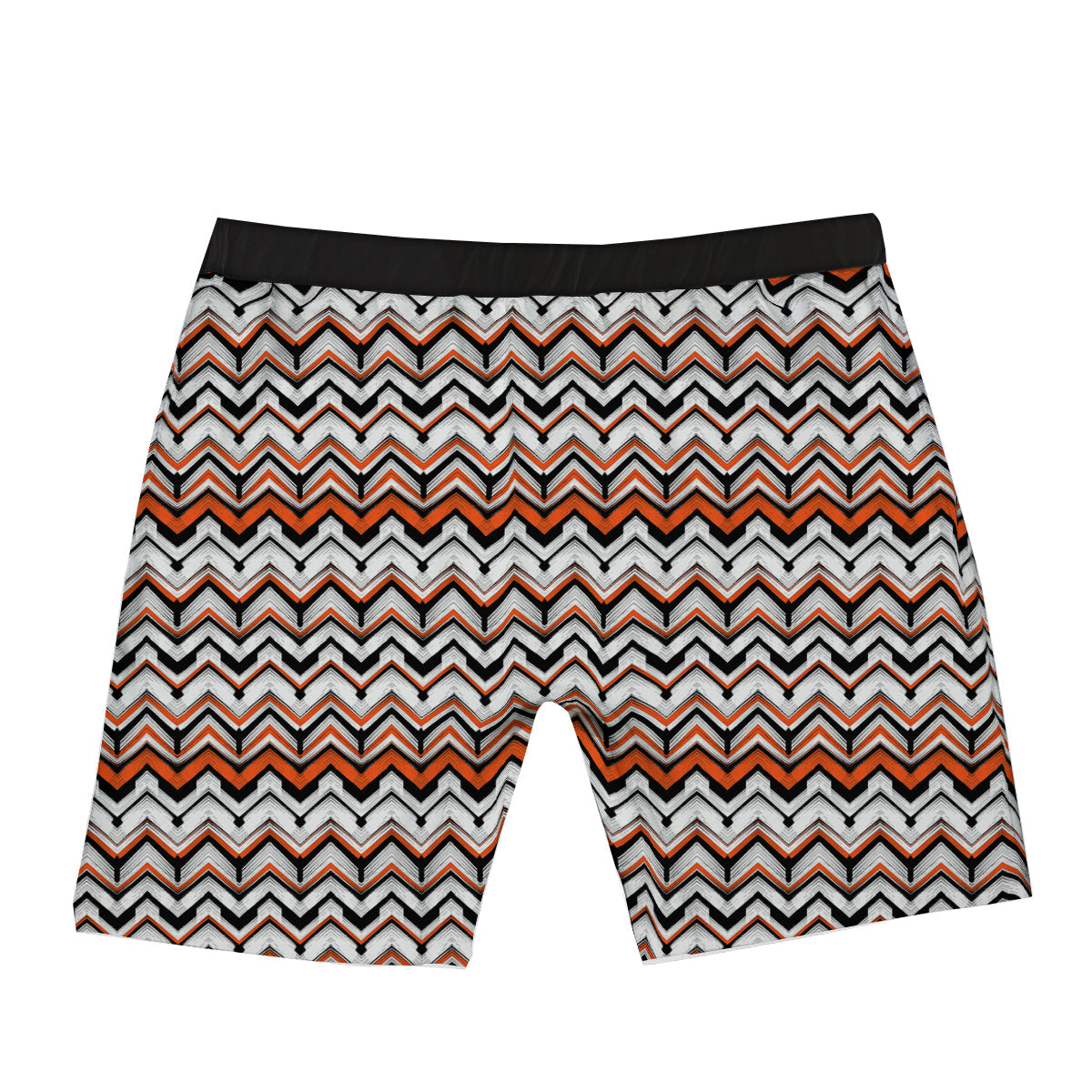 Multicolor Hand Drawn Zigzag Print Boxer Briefs-grizzshop