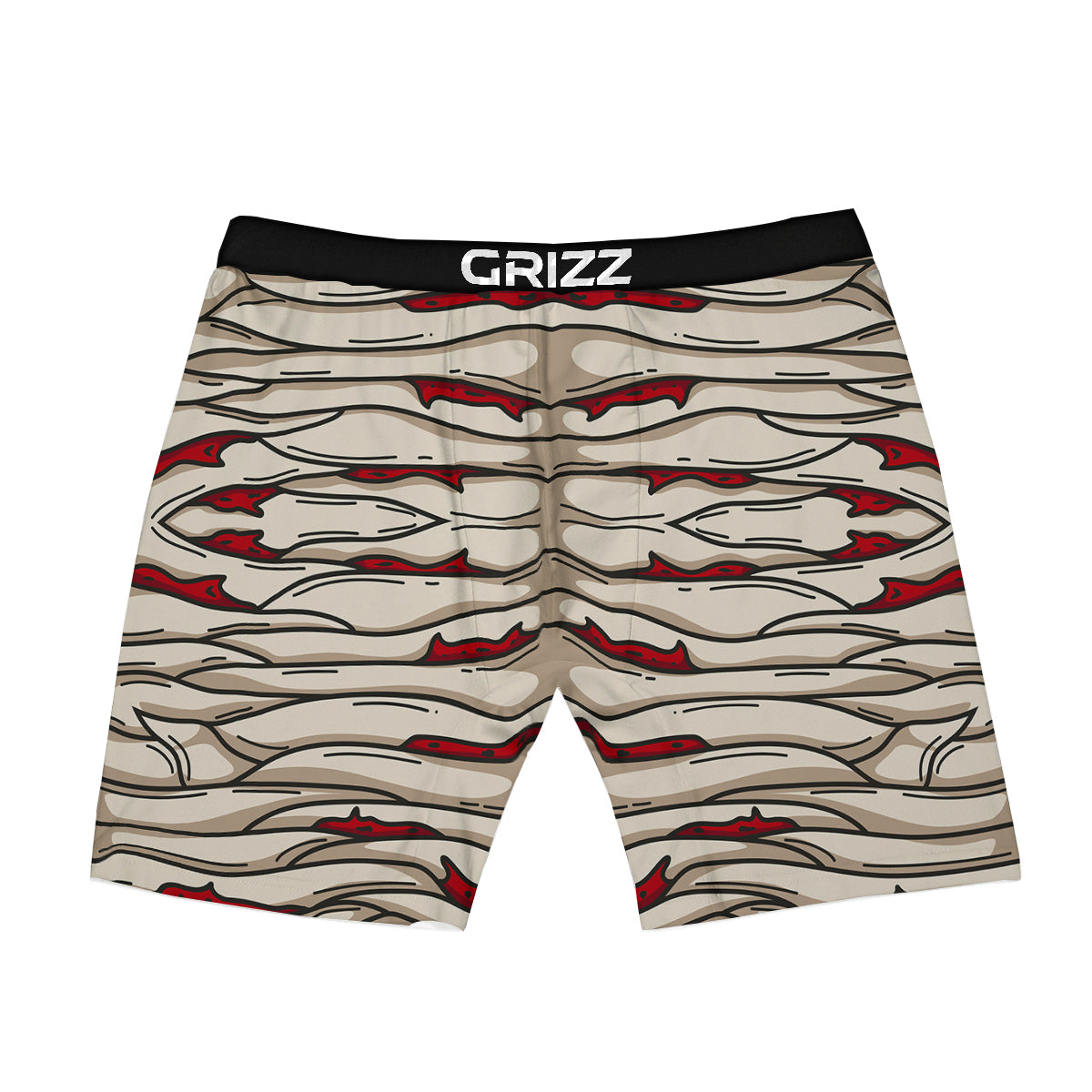 Mummy Bandage Print Pattern Boxer Briefs-grizzshop