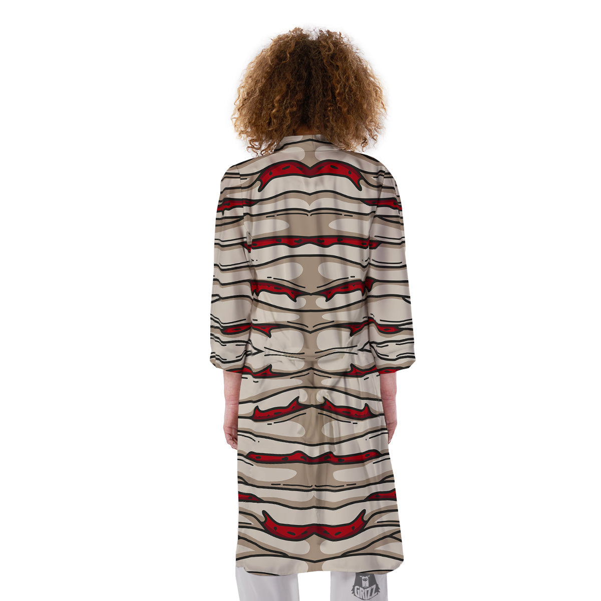Mummy Bandage Print Pattern Kimono-grizzshop