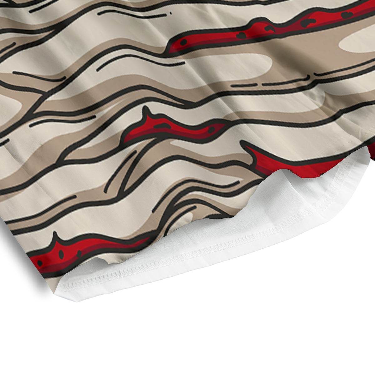 Mummy Bandage Print Pattern Men's Athletic Shorts