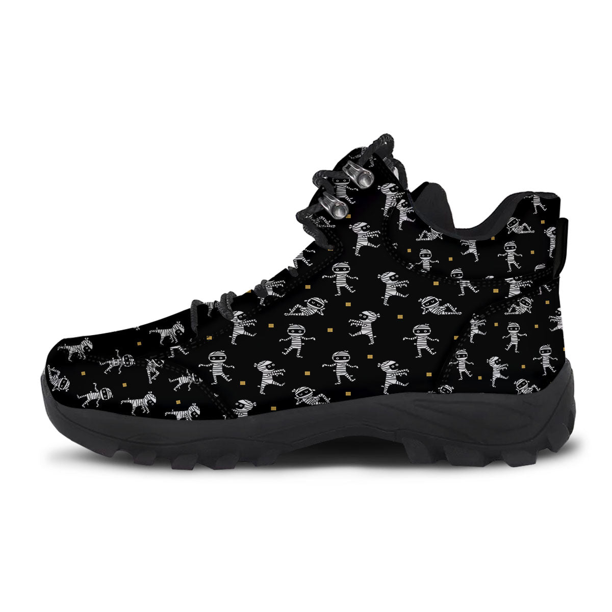 Mummy Cartoon Print Pattern Hiking Shoes-grizzshop
