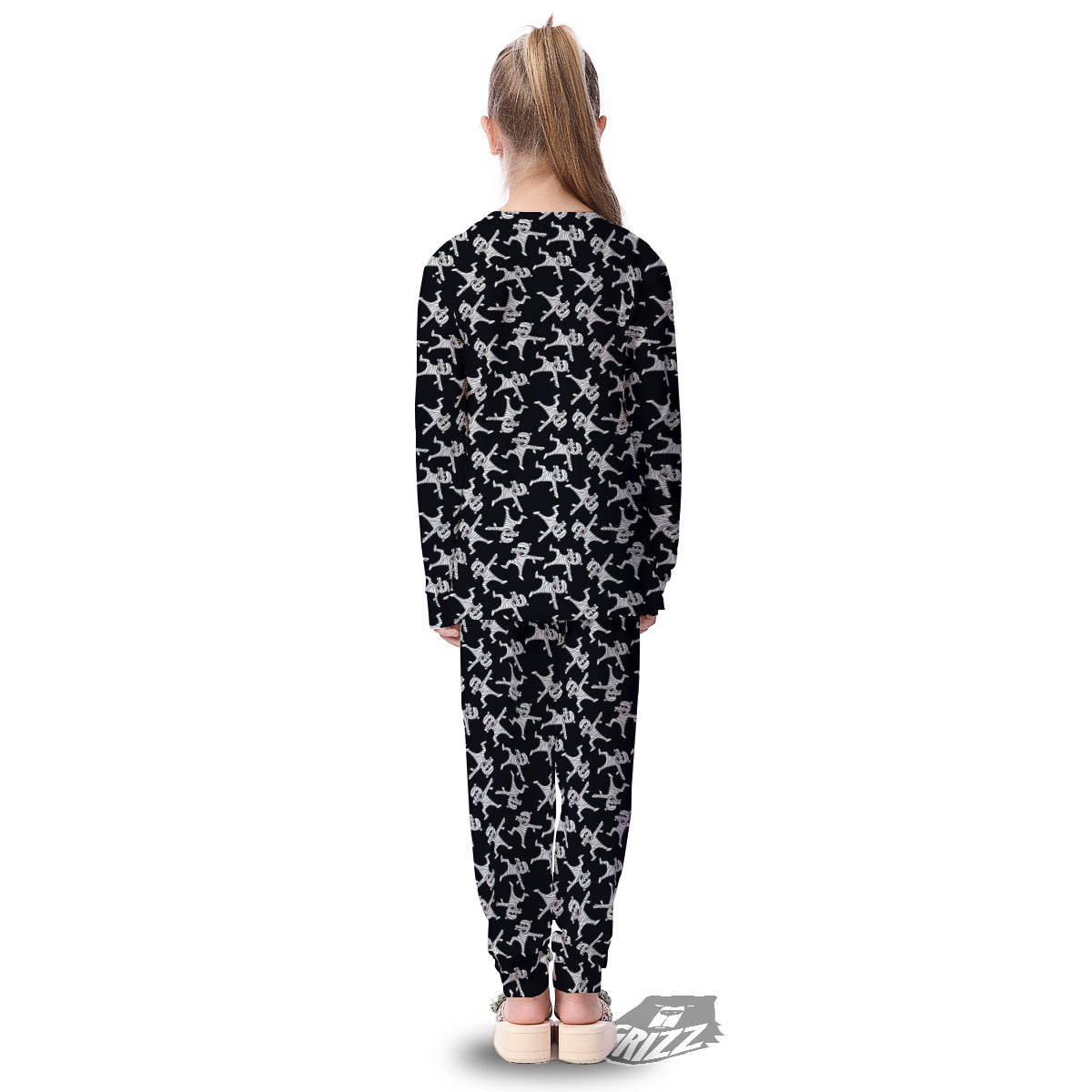 Mummy Cute Print Pattern Kid's Pajamas-grizzshop