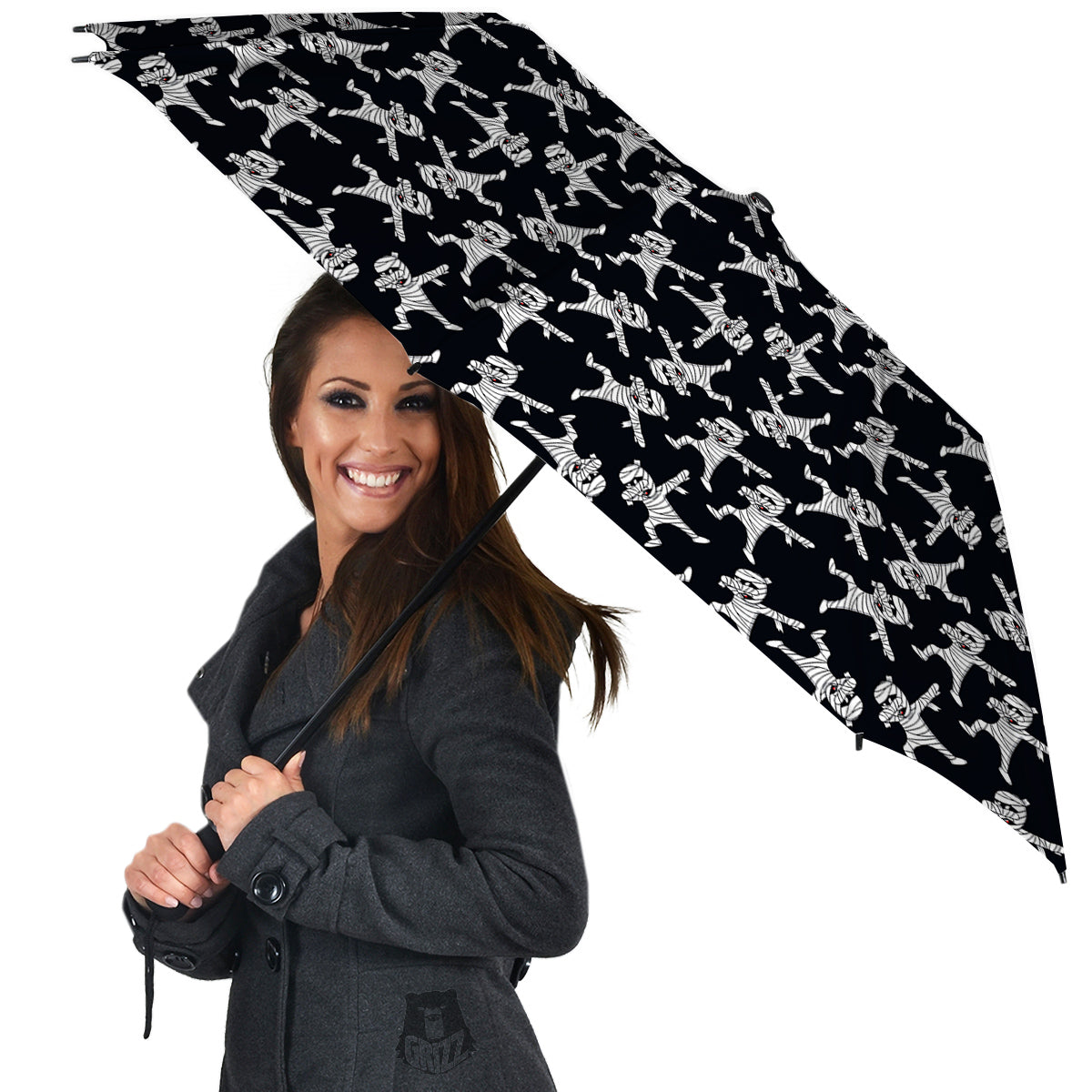 Mummy Cute Print Pattern Umbrella-grizzshop