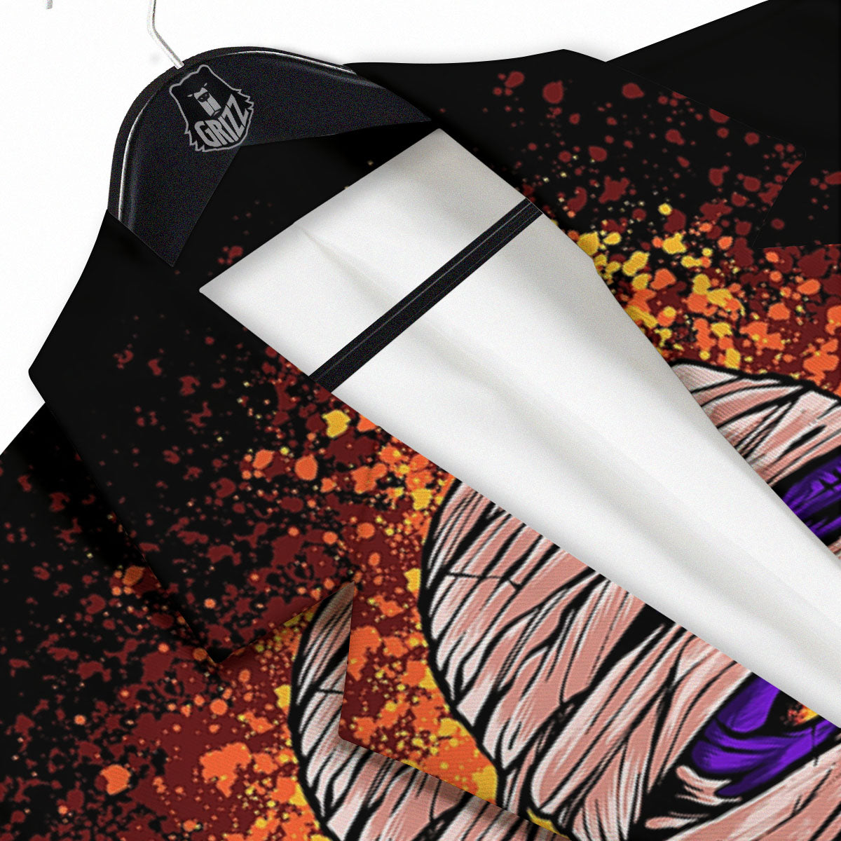 Mummy Halloween Print Men's Sport Coat-grizzshop