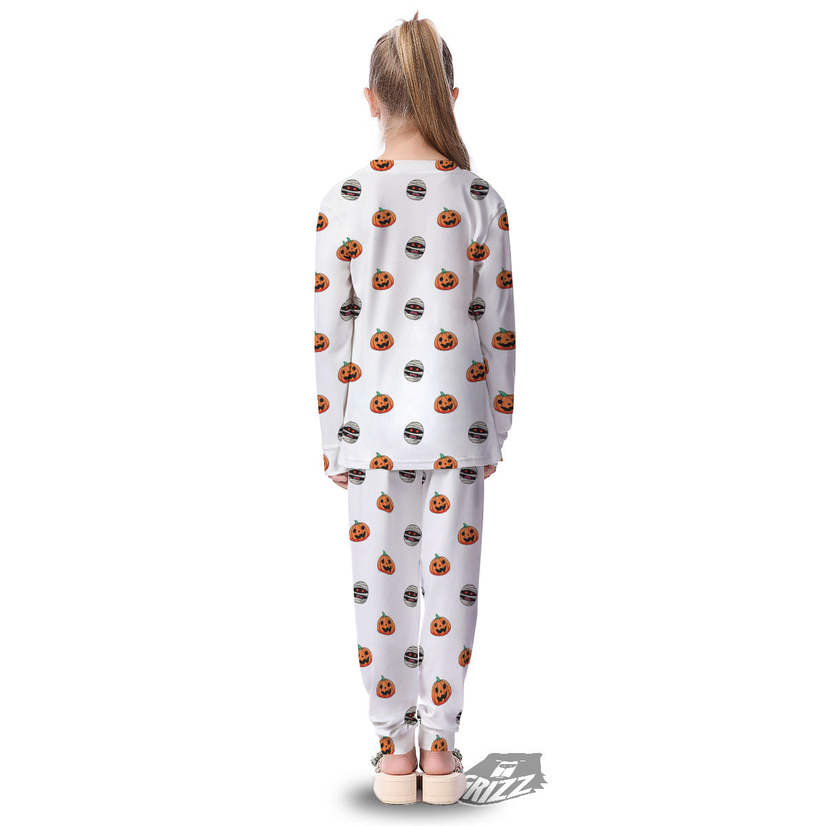 Mummy Halloween Print Pattern Kid's Pajamas-grizzshop