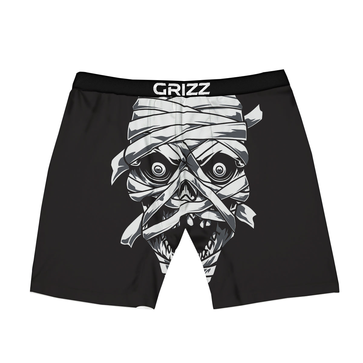 Mummy Head Print Boxer Briefs-grizzshop