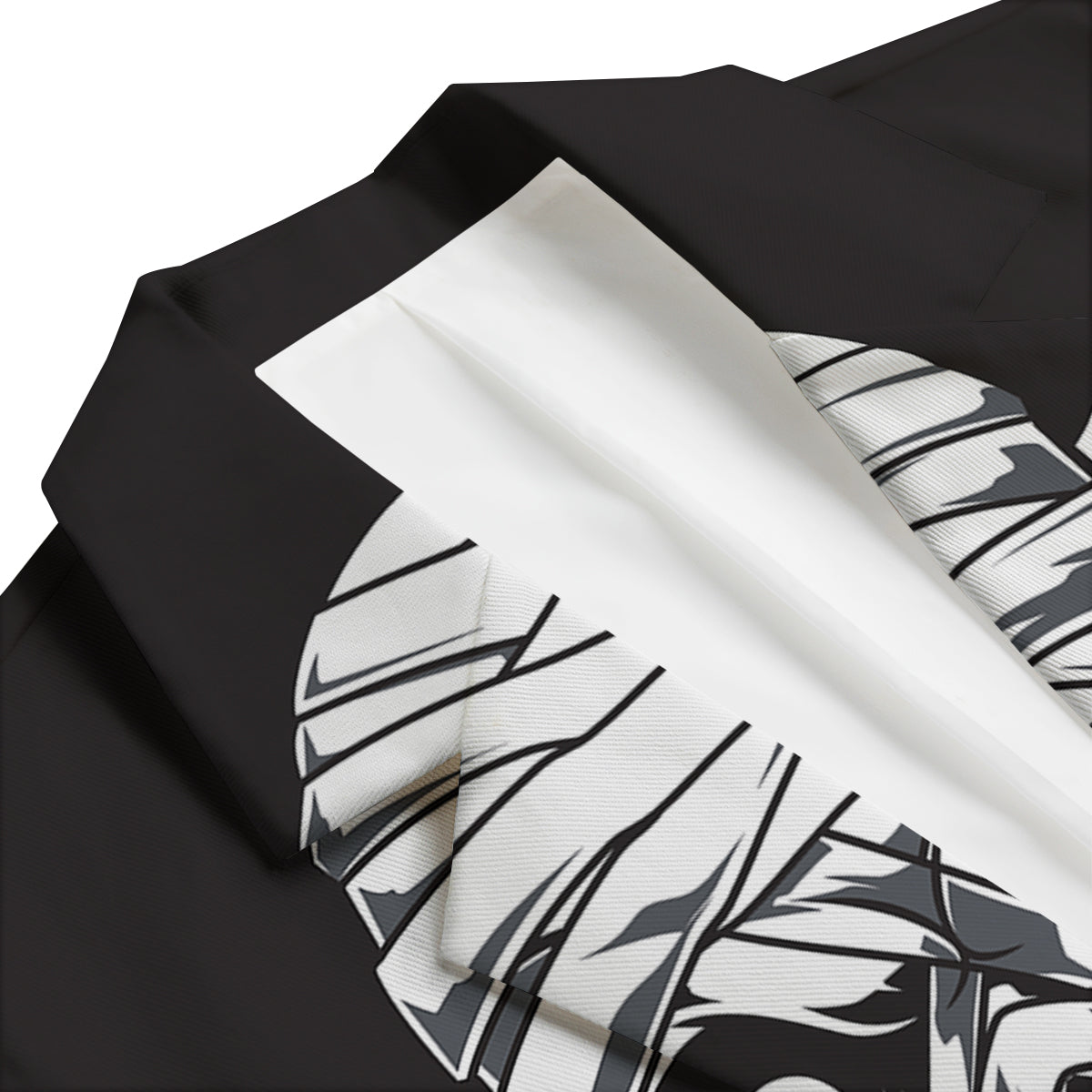Mummy Head Print Men's Blazer-grizzshop