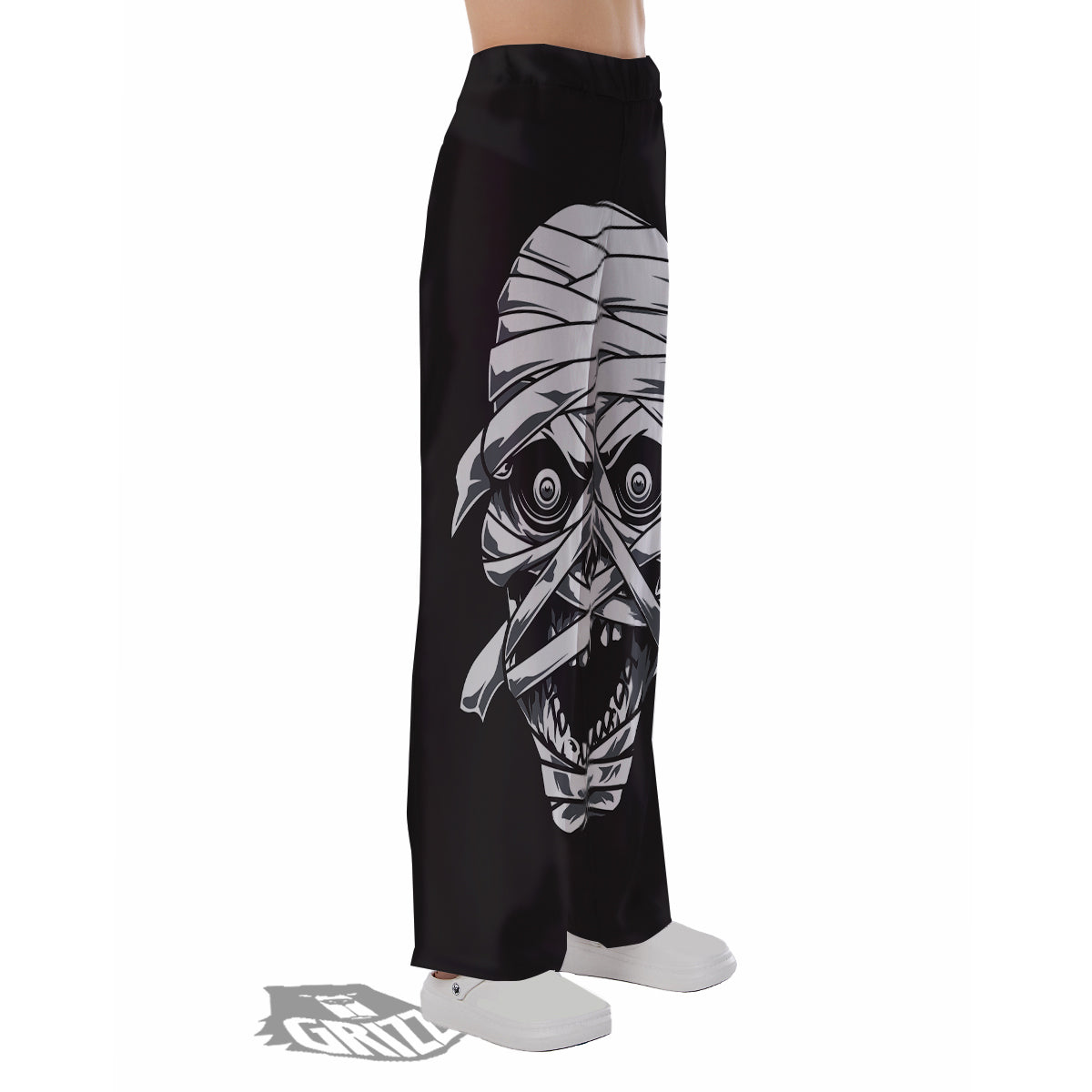 Mummy Head Print Pajama Pants-grizzshop