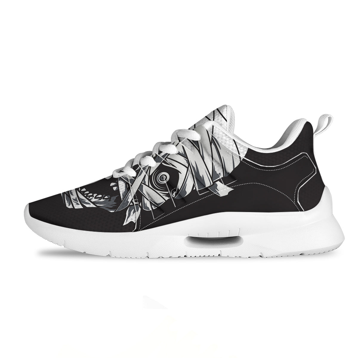 Mummy Head Print Tennis Shoes-grizzshop