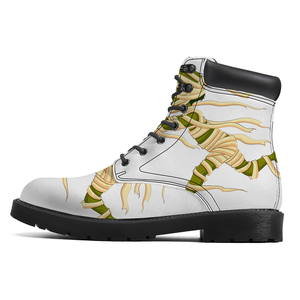 Mummy Running Print Boots-grizzshop