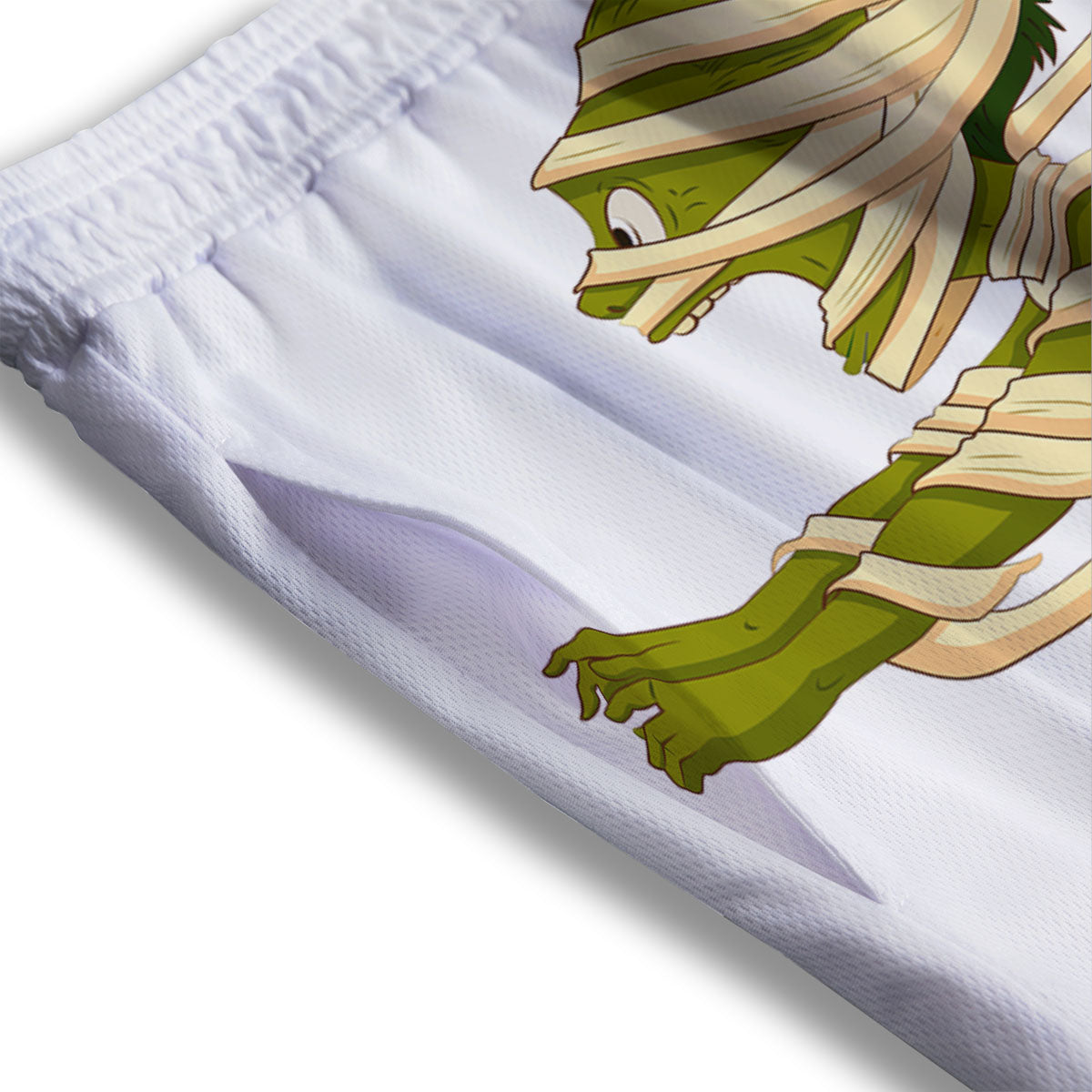 Mummy Running Print Mesh Shorts