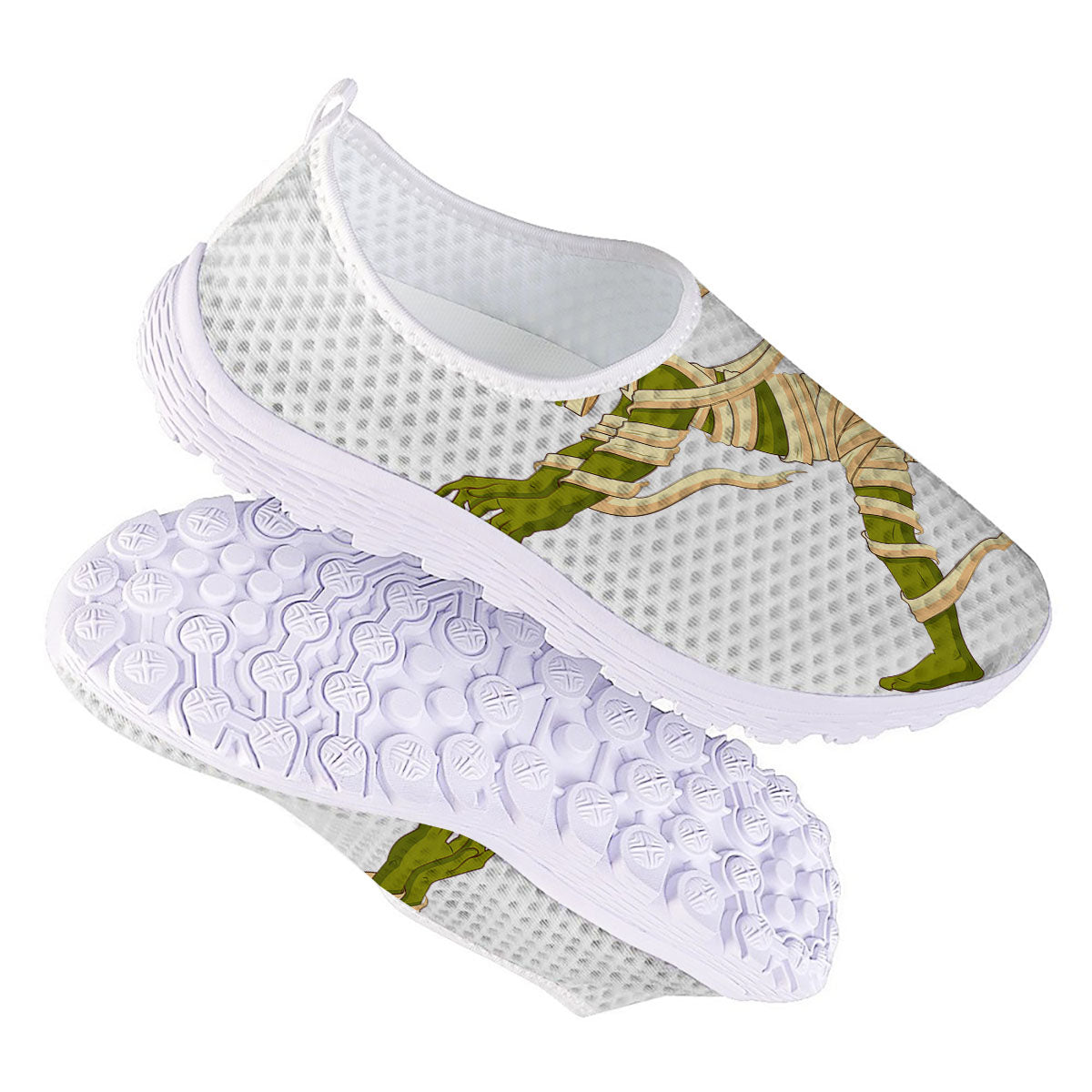 Mummy Running Print Nurse Shoes-grizzshop