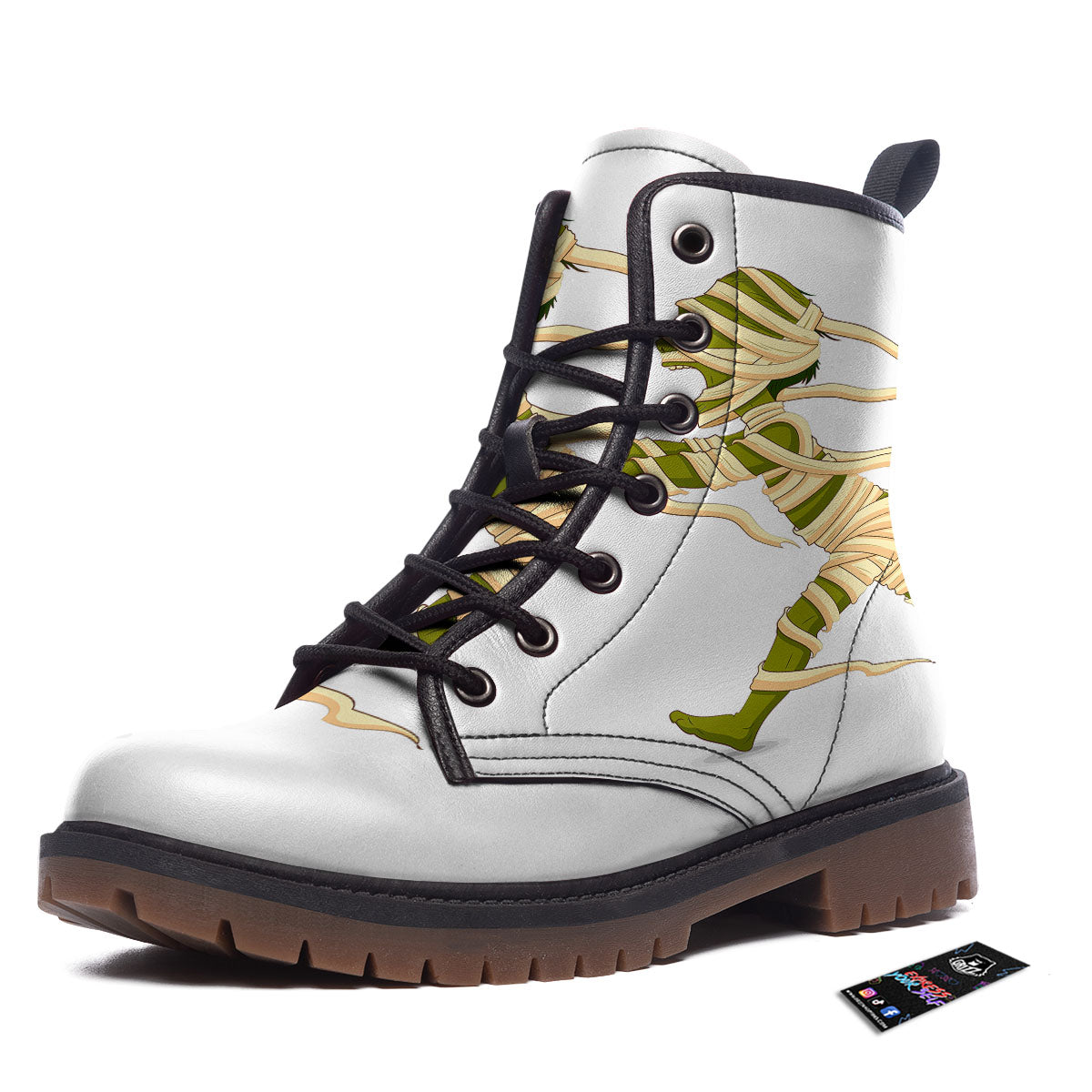 Mummy Running Print Work Boots-grizzshop