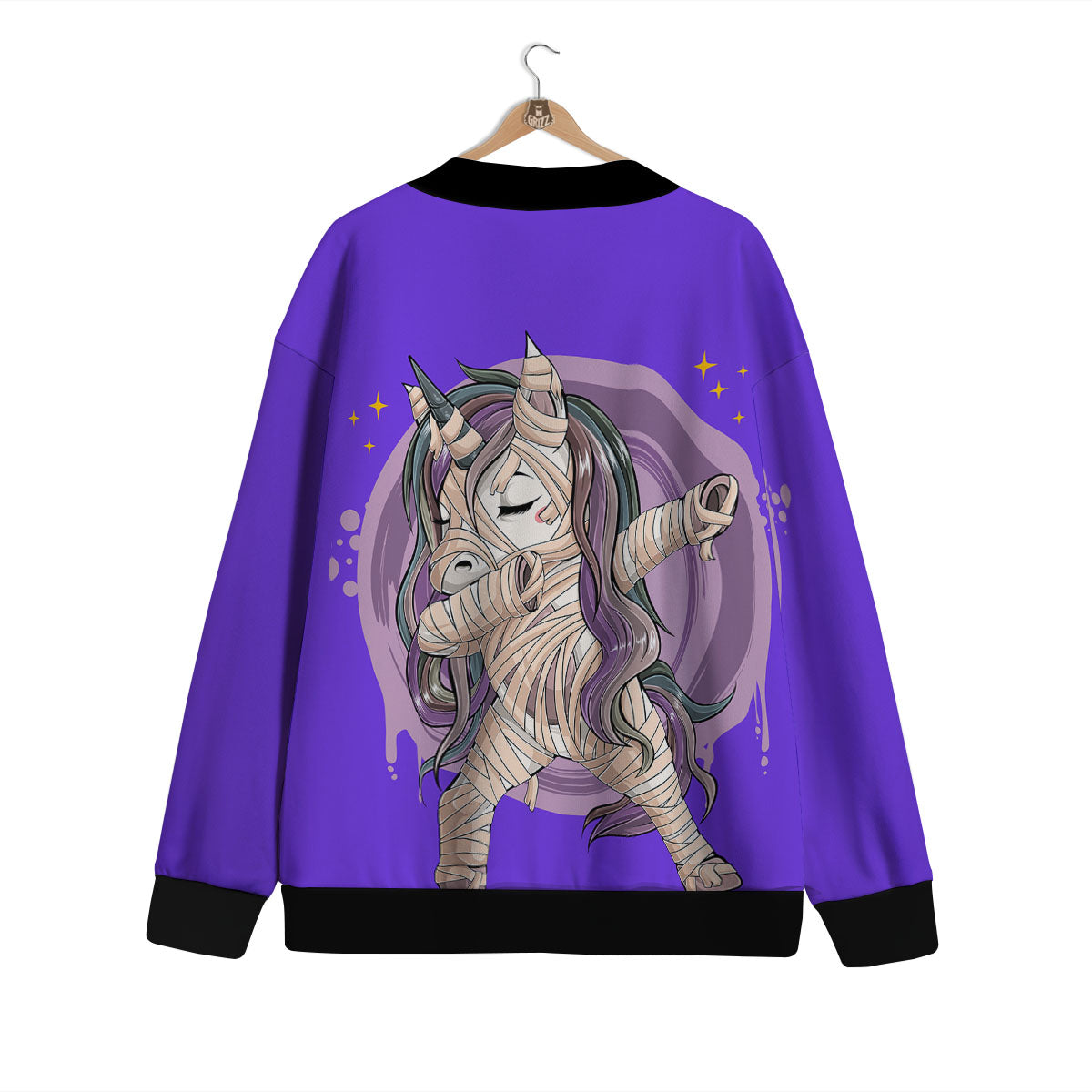 Mummy Unicorn Dap Print Cardigan-grizzshop