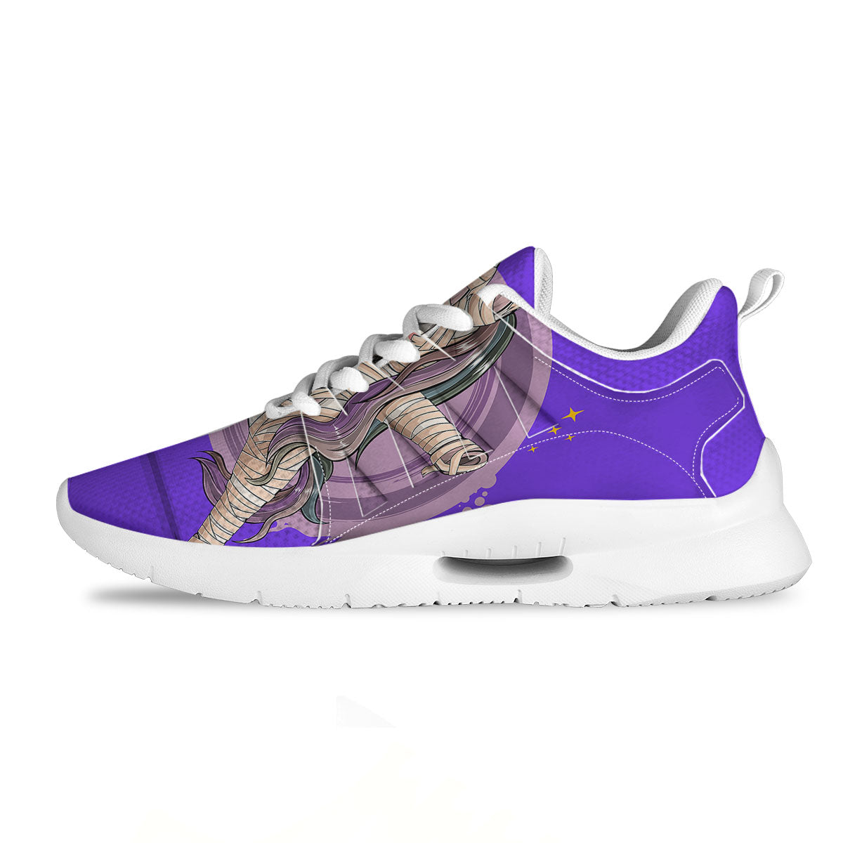 Mummy Unicorn Dap Print Tennis Shoes-grizzshop