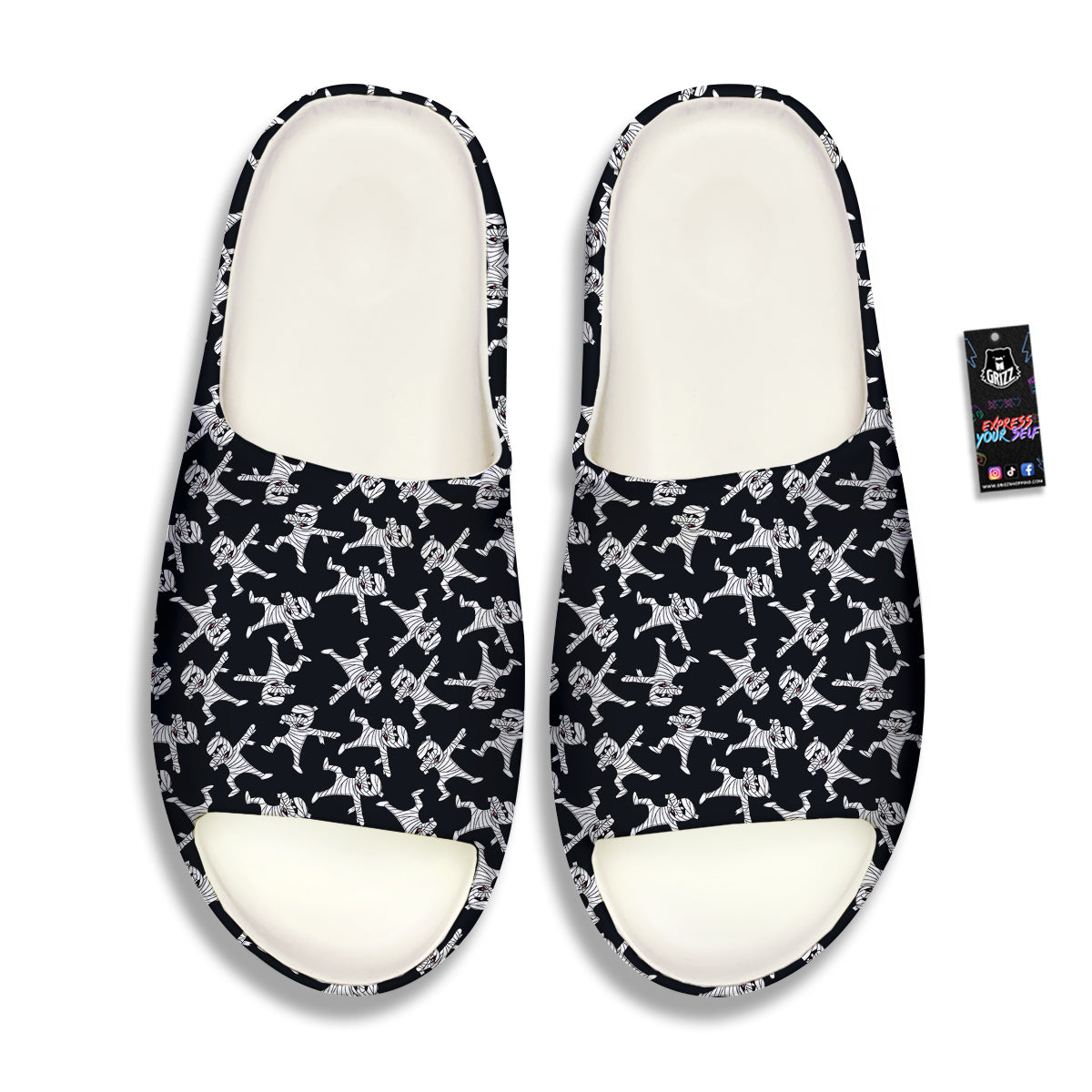 Mummy Cute Print Pattern Sandals-grizzshop
