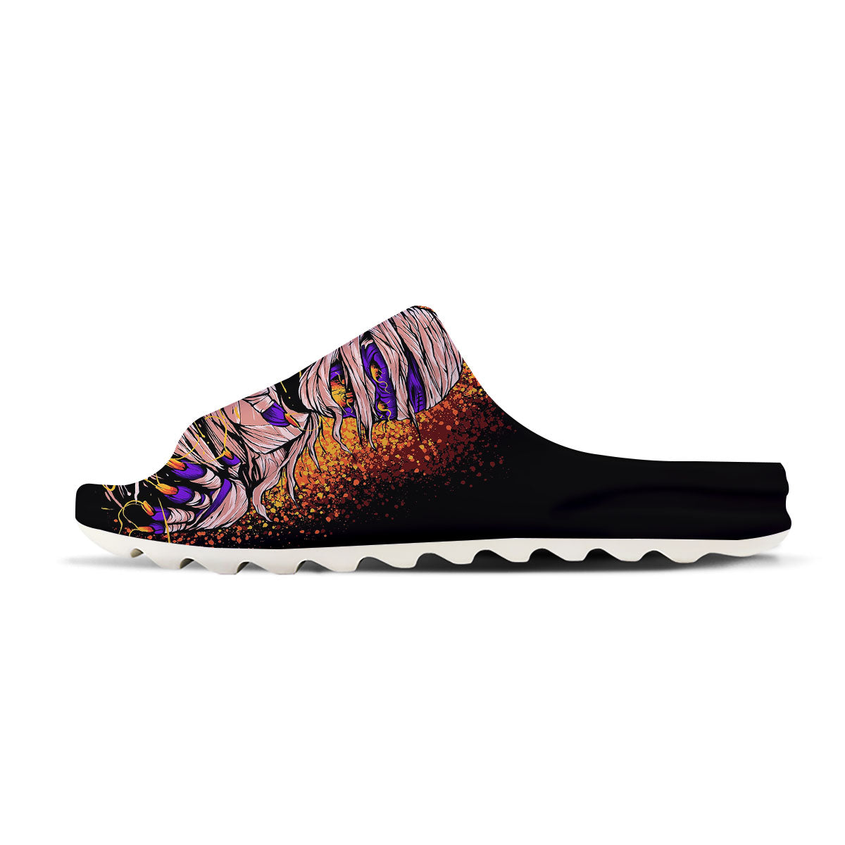 Mummy Halloween Print Sandals-grizzshop