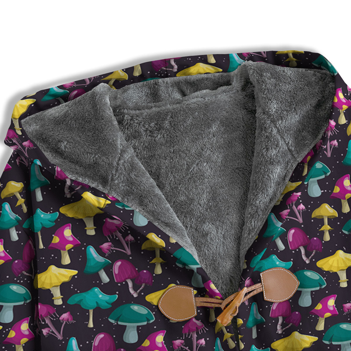 Mushroom Cartoon Print Pattern Men's Windbreaker Jacket-grizzshop