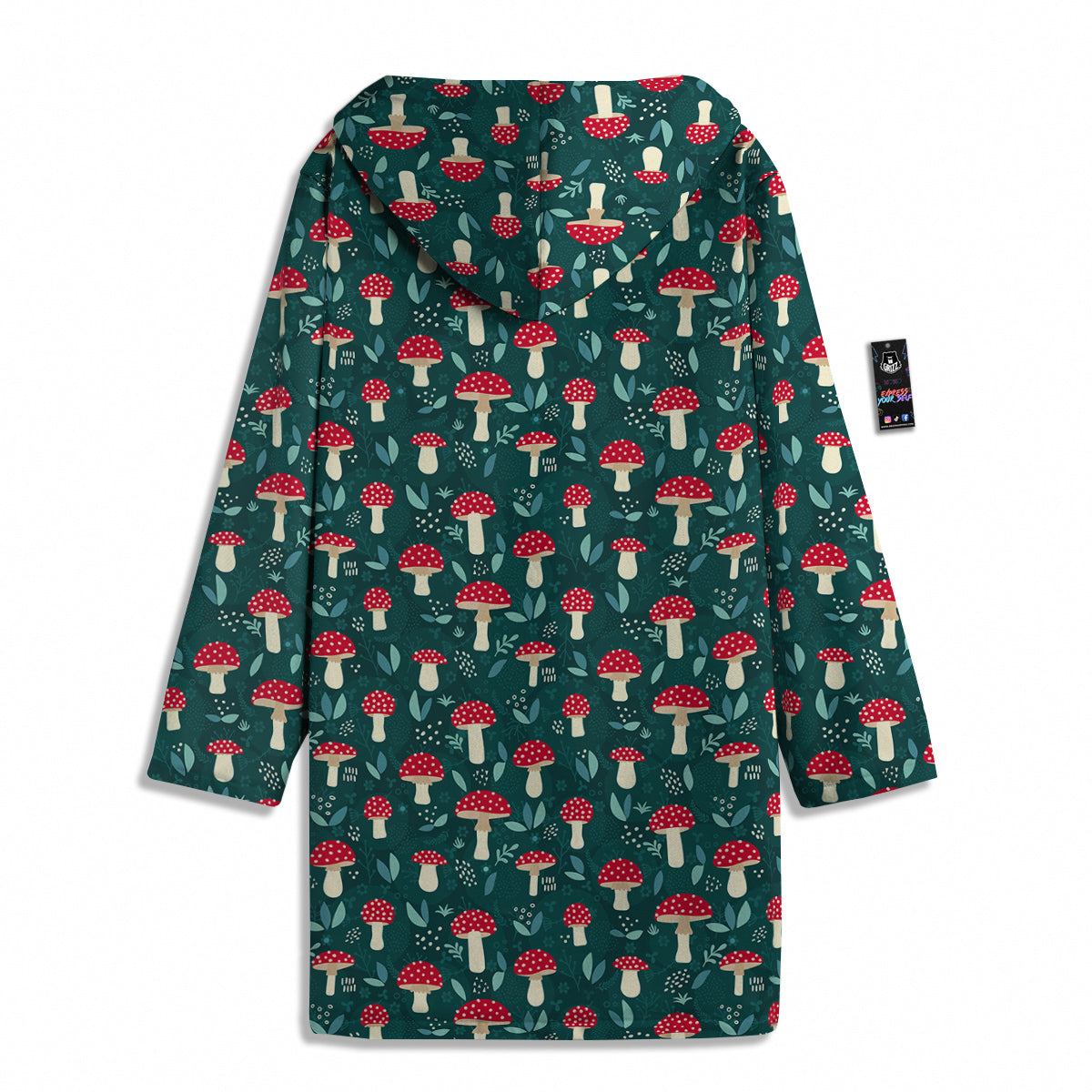 Mushroom Cute Print Pattern Men's Windbreaker Jacket-grizzshop
