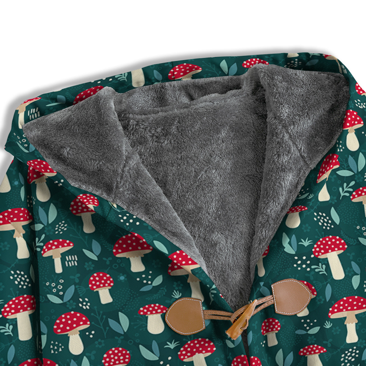 Mushroom Cute Print Pattern Men's Windbreaker Jacket-grizzshop
