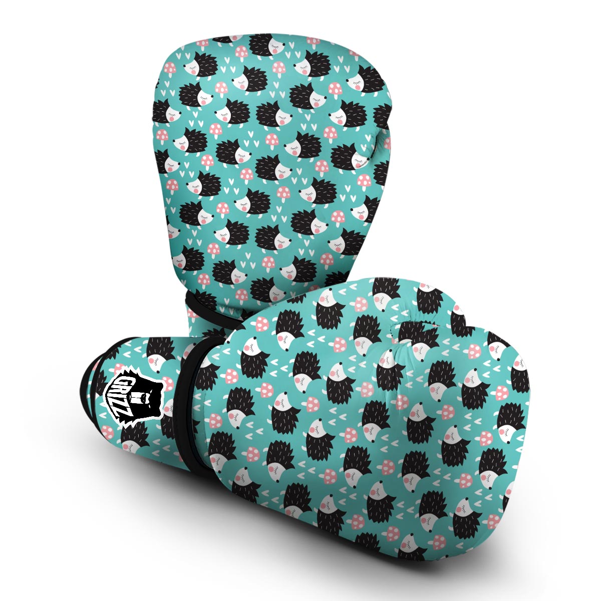 Mushroom Hedgehogs Boxing Gloves-grizzshop