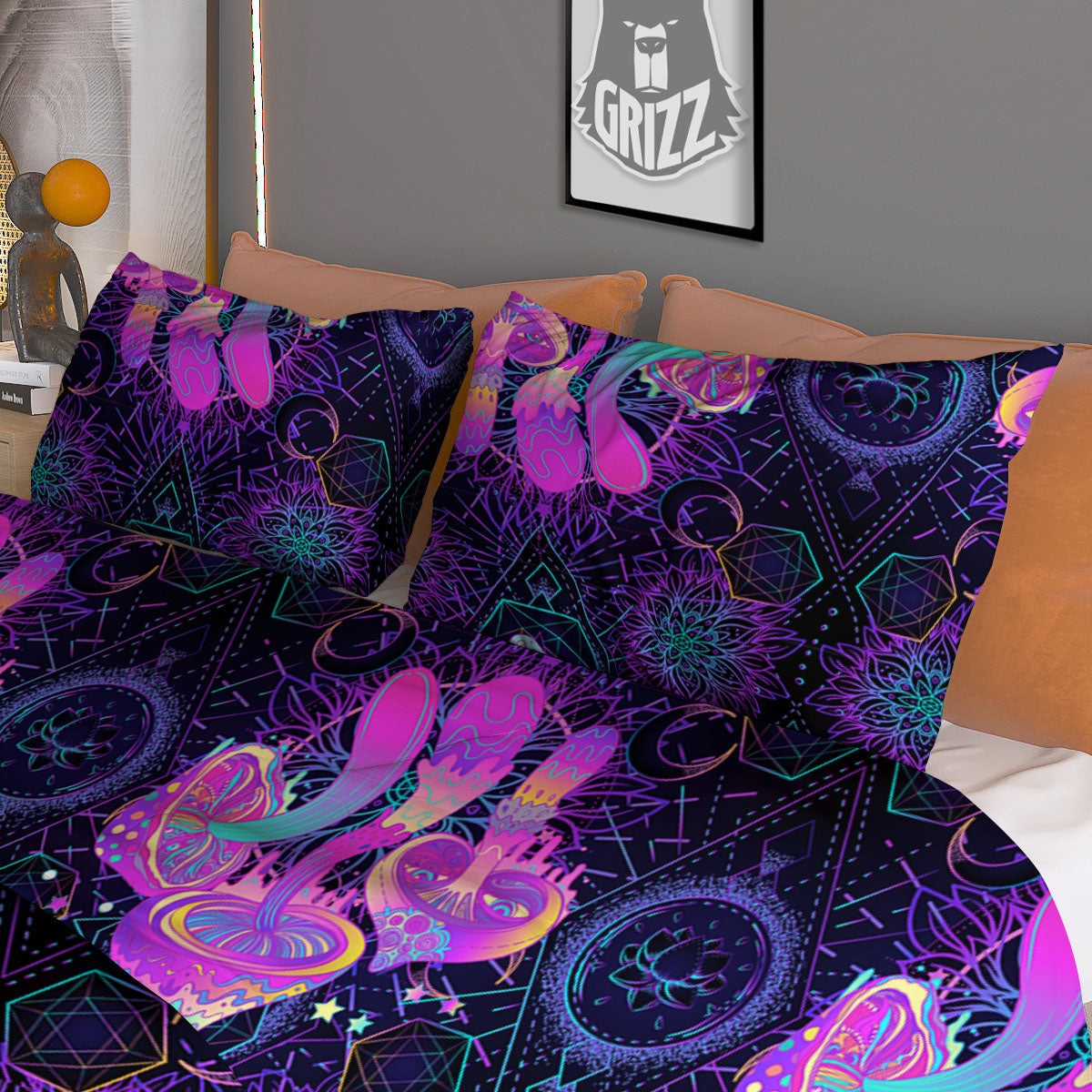 Navajo Teal Southwestern Print Pattern Duvet Cover Bedding Set